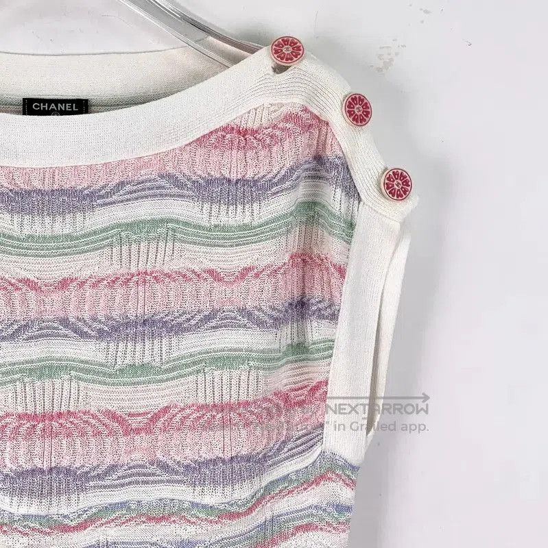 Chanel Chanel Colorful Cotton Women's Dress XS . Size XS / US 0-2 / IT 36-38 - 3 Thumbnail
