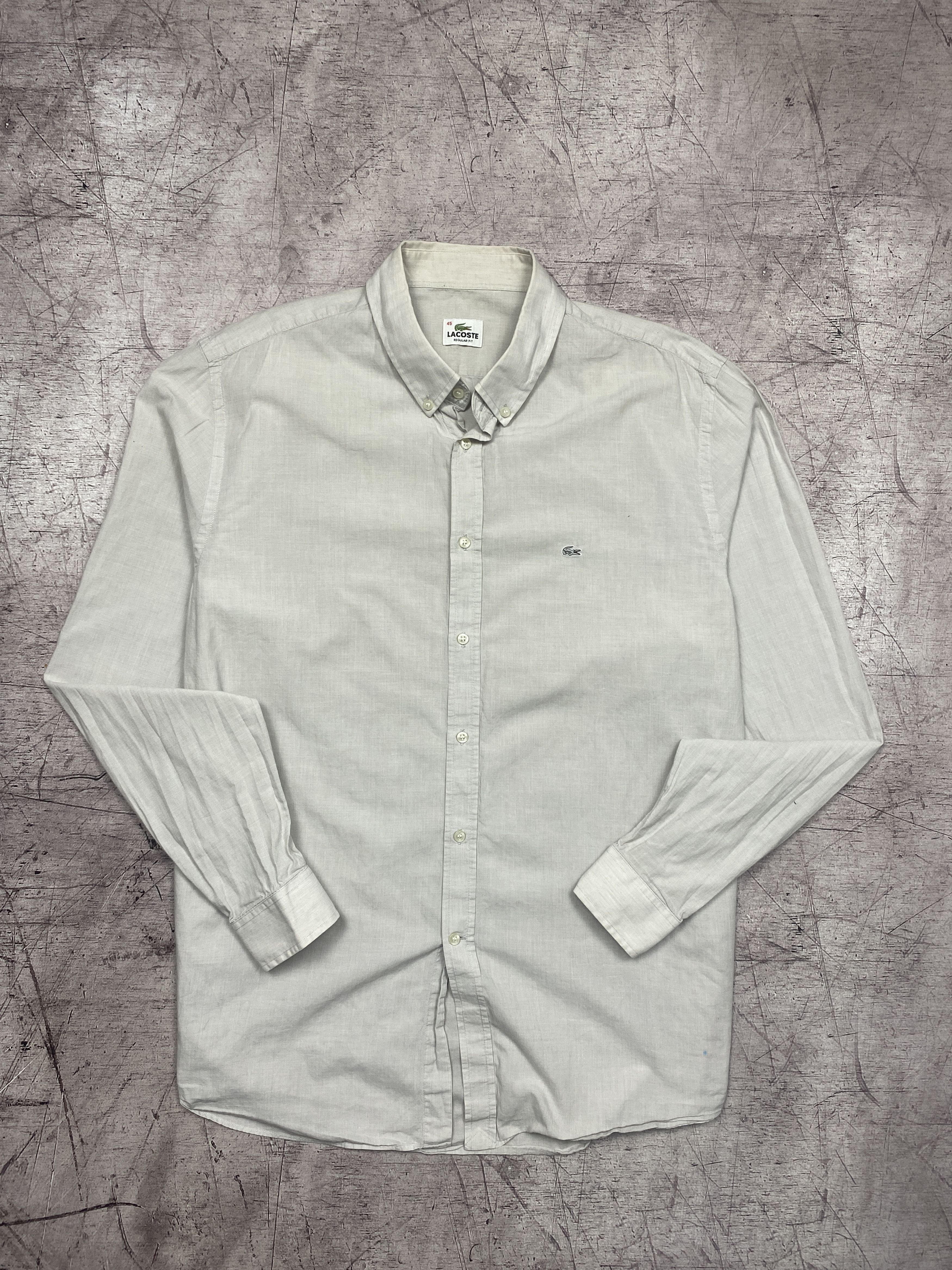 Lacoste × Vintage Lacoste Vintage Mens Long Sleeve Shirt Size US XL / EU 56 / 4 - 1 Thumbnail