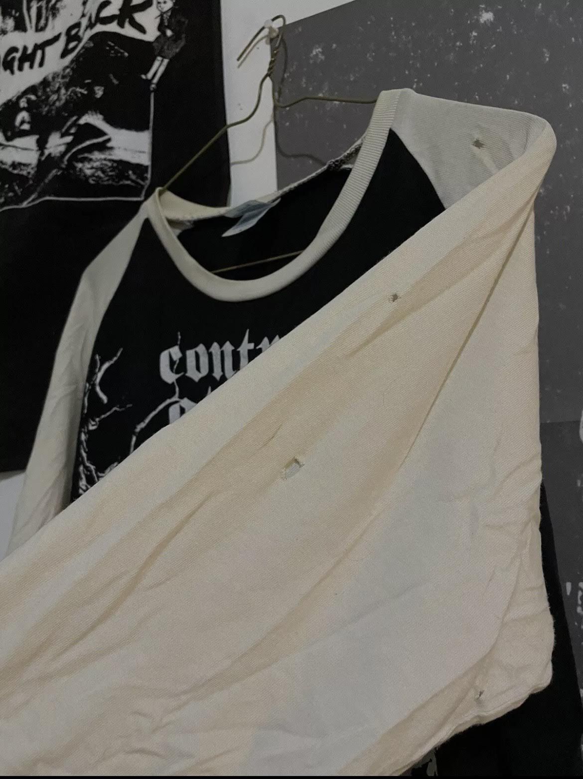 Band Tees × Vintage Vintage contrast attitude 3/4 sleeve Size US L / EU 52-54 / 3 - 4 Thumbnail