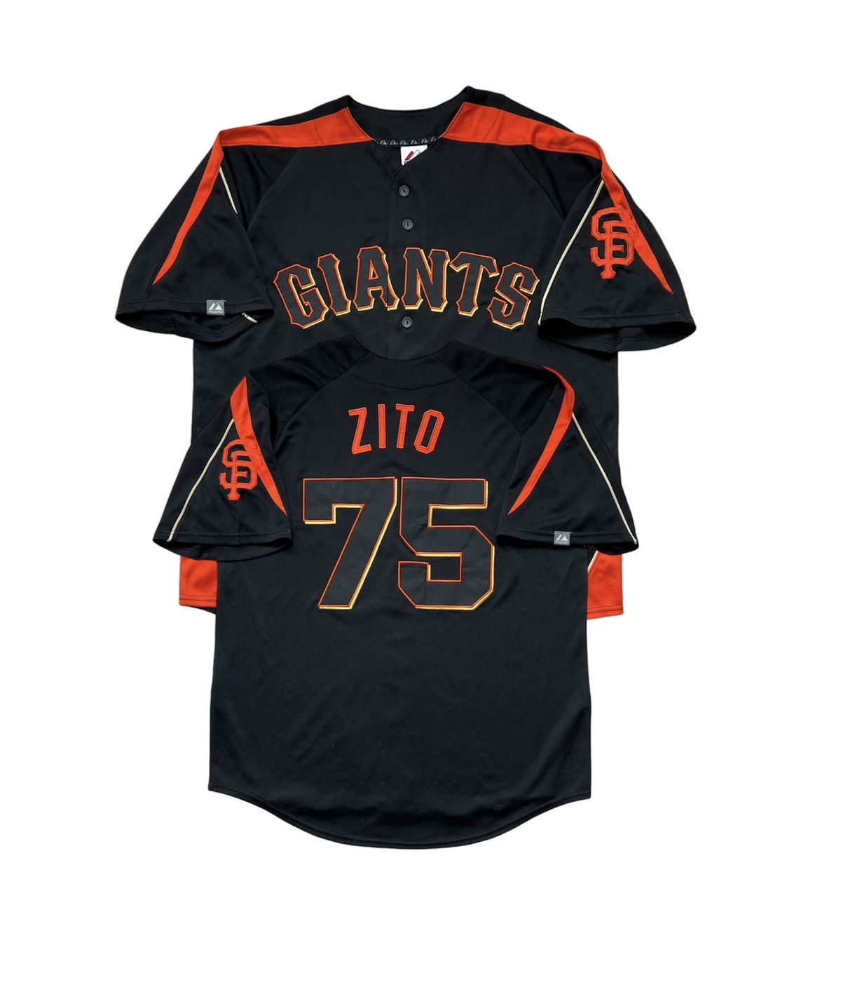 MLB × Majestic Majestic San Francisco Giants Barry Zito 75 MLB Jersey Size US L / EU 52-54 / 3 - 1 Thumbnail