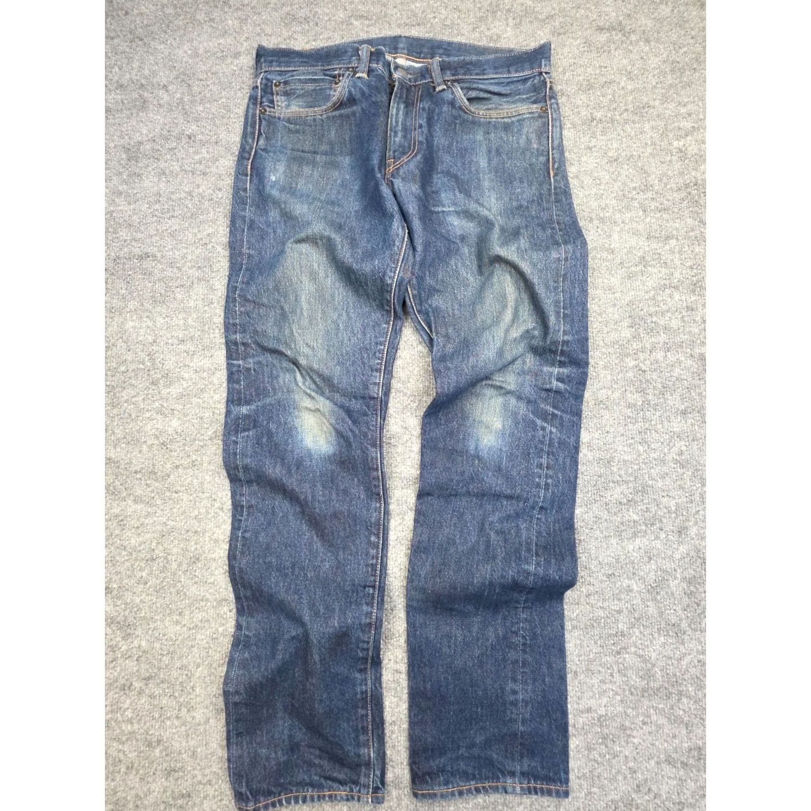 Levi's Levi's 511 Jeans Slim Denim 34 x 34 34 x 32 Faded Marks Blue Men Regular 5-Pocket Inseam 32 Denim Cotton Vintage No Size US 34 / EU 50 - 2 Thumbnail