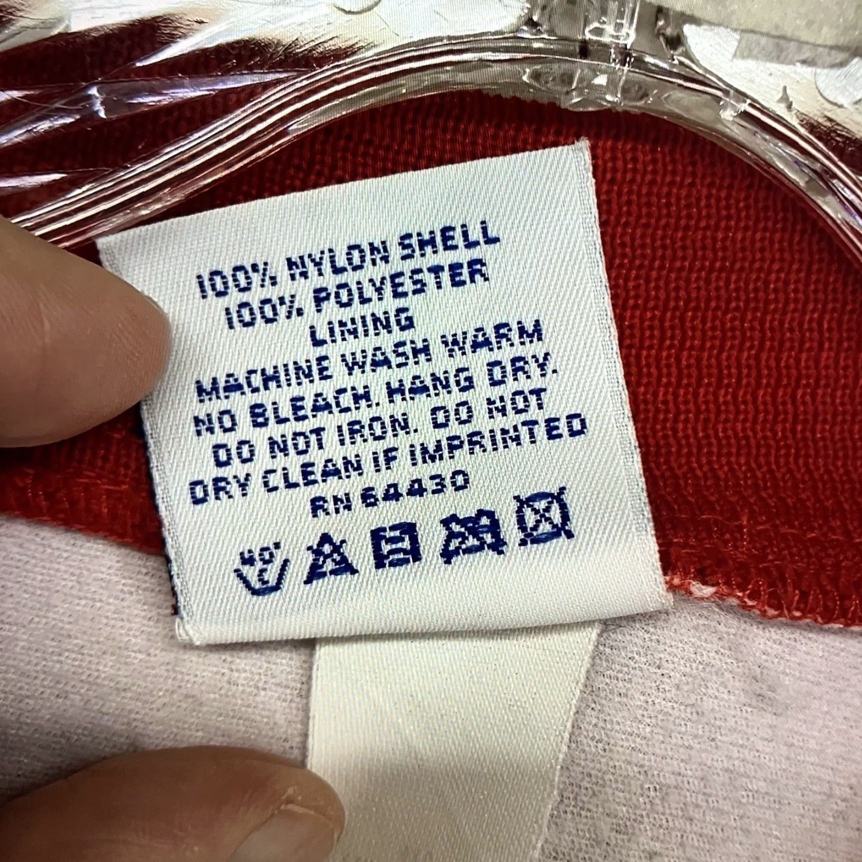 Vintage VINTAGE United States Windbreaker Jacket Mens 2XL Red Nylon Embroidered Logo 90s Sports Size US XXL / EU 58 / 5 - 7 Thumbnail
