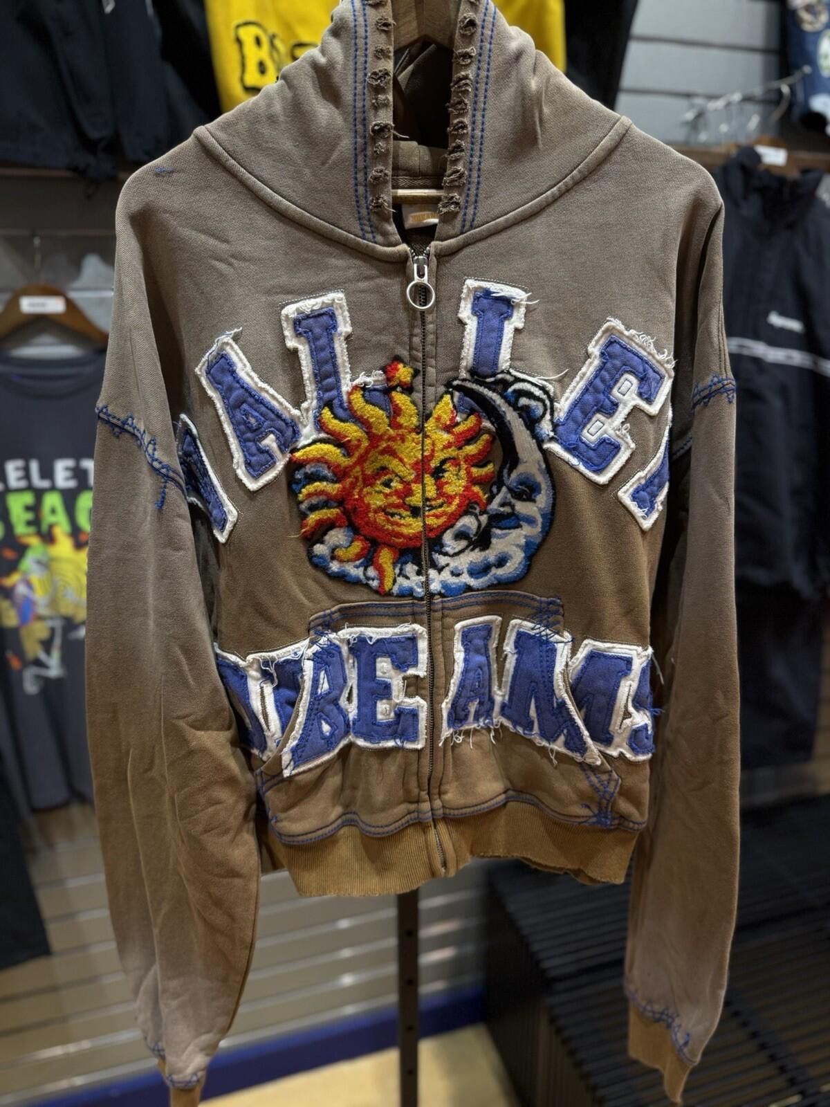 Vale Medium - Vale Zip Up Brown Sun Hoodie Authentic Valley Size US M / EU 48-50 / 2 - 1 Thumbnail