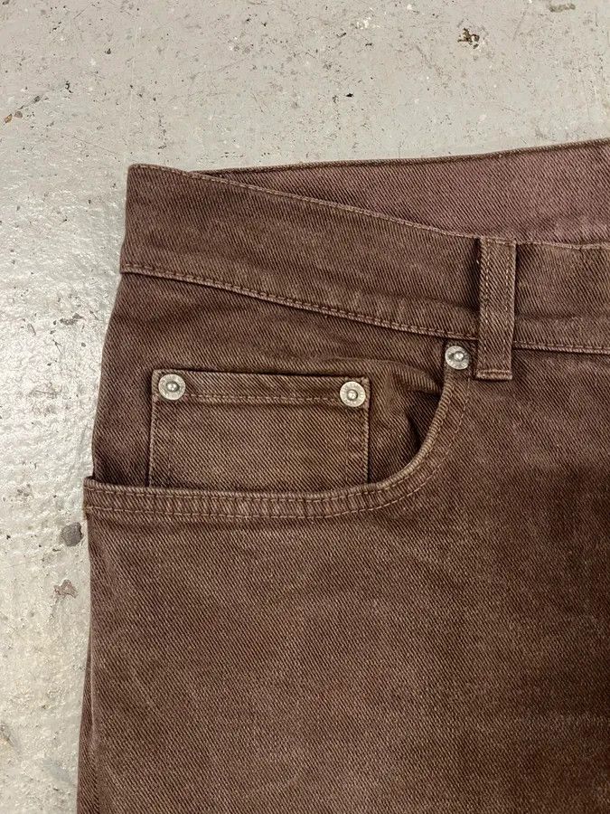 Helmut Lang × Vintage Helmut Lang Brown Classic Faded Pants Size US 32 / EU 48 - 8 Thumbnail