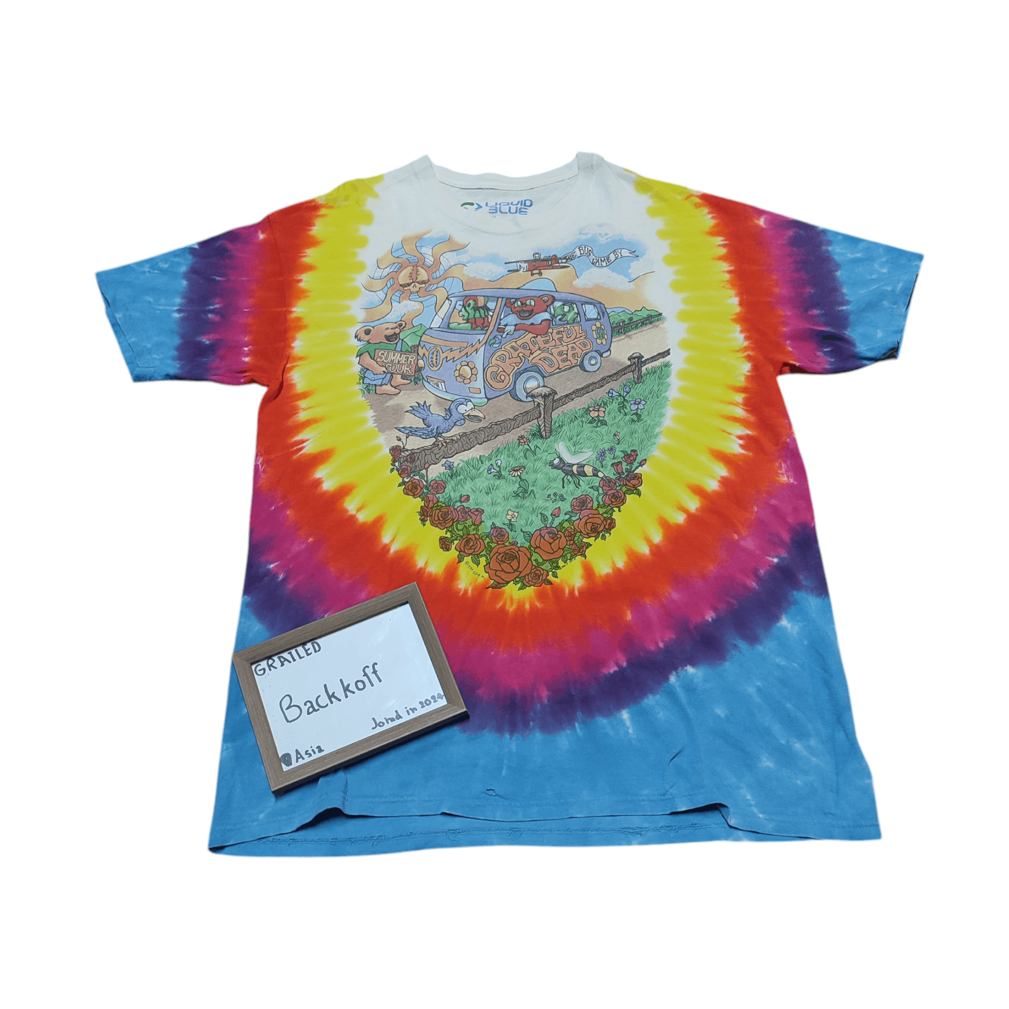 Grateful Dead × Liquid Blue × Vintage Grateful Dead 1994 Liquid Blue Tie Dye T-Shirt Size US XL / EU 56 / 4 - 1 Thumbnail
