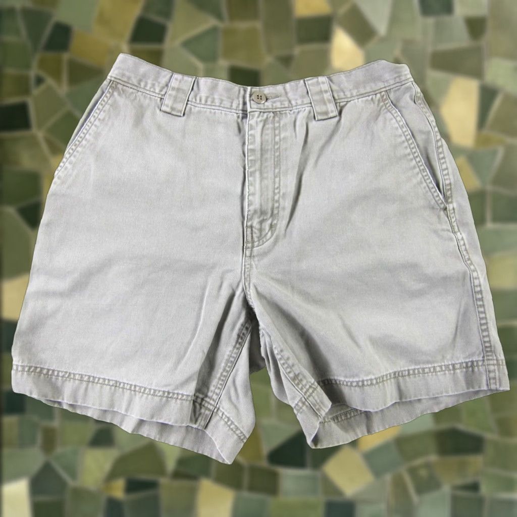 J.Crew VINTAGE J.Crew Beige Khaki High Rise Chino Shorts Woman Size 8 Flat Front 29" Waist 10.5" Rise Cotton Beach Casual Size 30" / US 8 / IT 44 - 1 Thumbnail