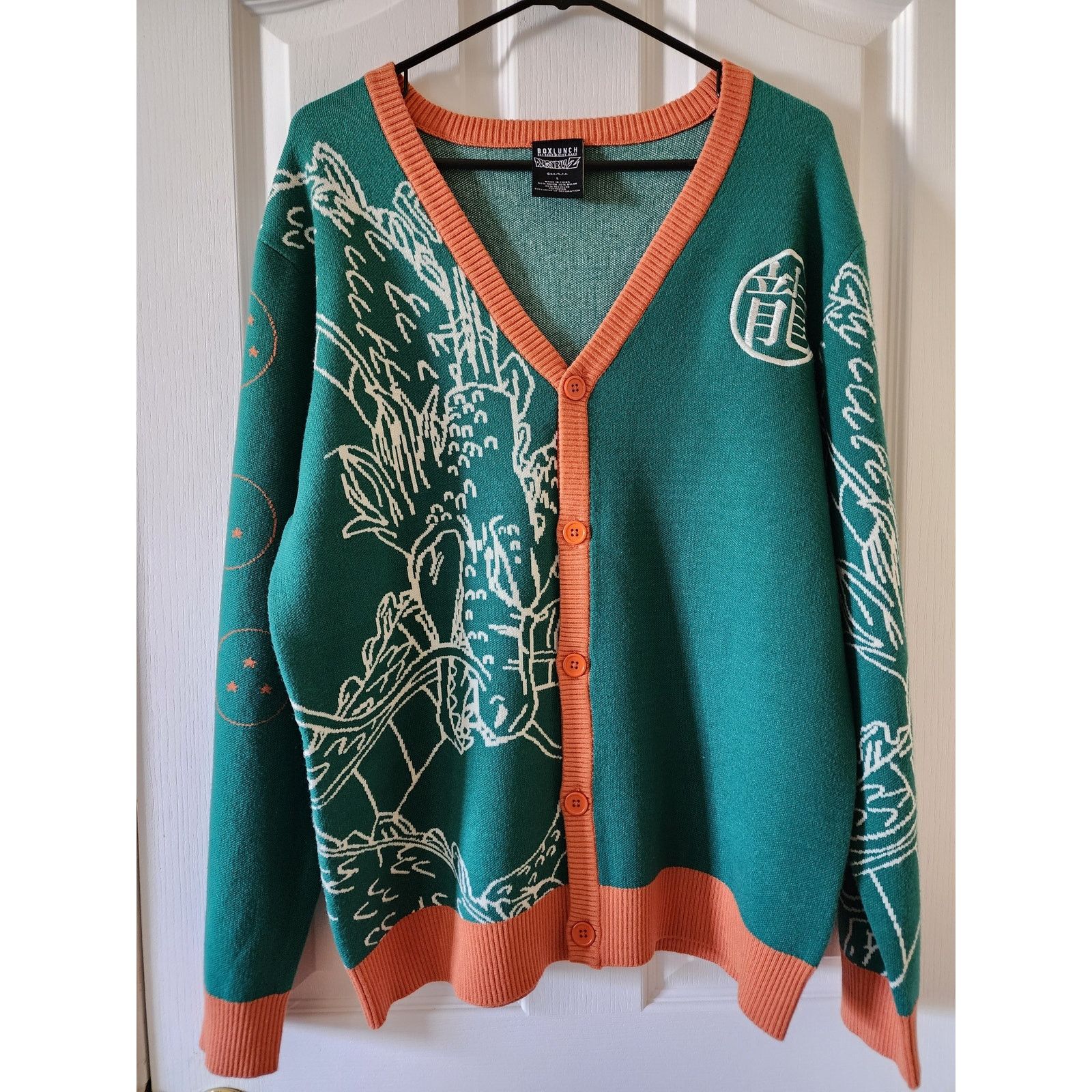 Other BoxLunch Dragon Ball Z Shenron Cardigan Sweater L Green NWOT Size US L / EU 52-54 / 3 - 1 Thumbnail