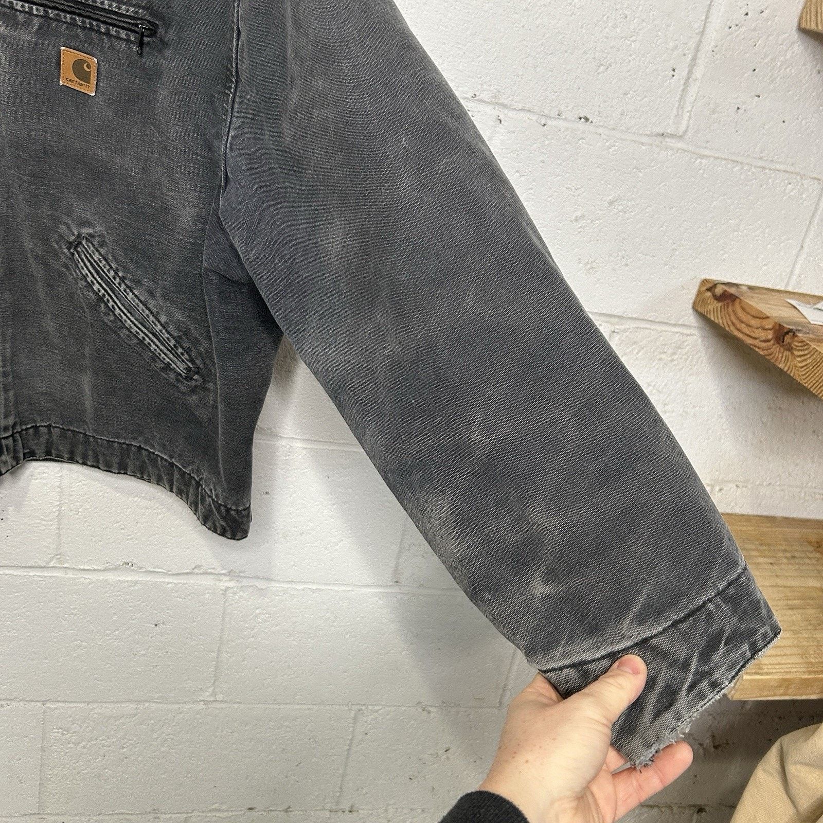 Carhartt Y2K Carhartt Blanket-Lined Detroit Jacket “Gravel/Grey” J97 Size US XXL / EU 58 / 5 - 7 Thumbnail