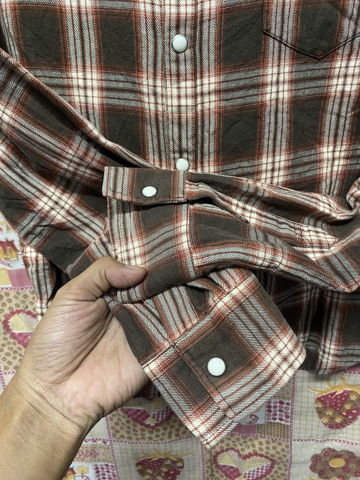 Flannel × PPFM × Vintage Vintage 90s PPFM Flannel Snap Button Plaid Size US M / EU 48-50 / 2 - 5 Thumbnail