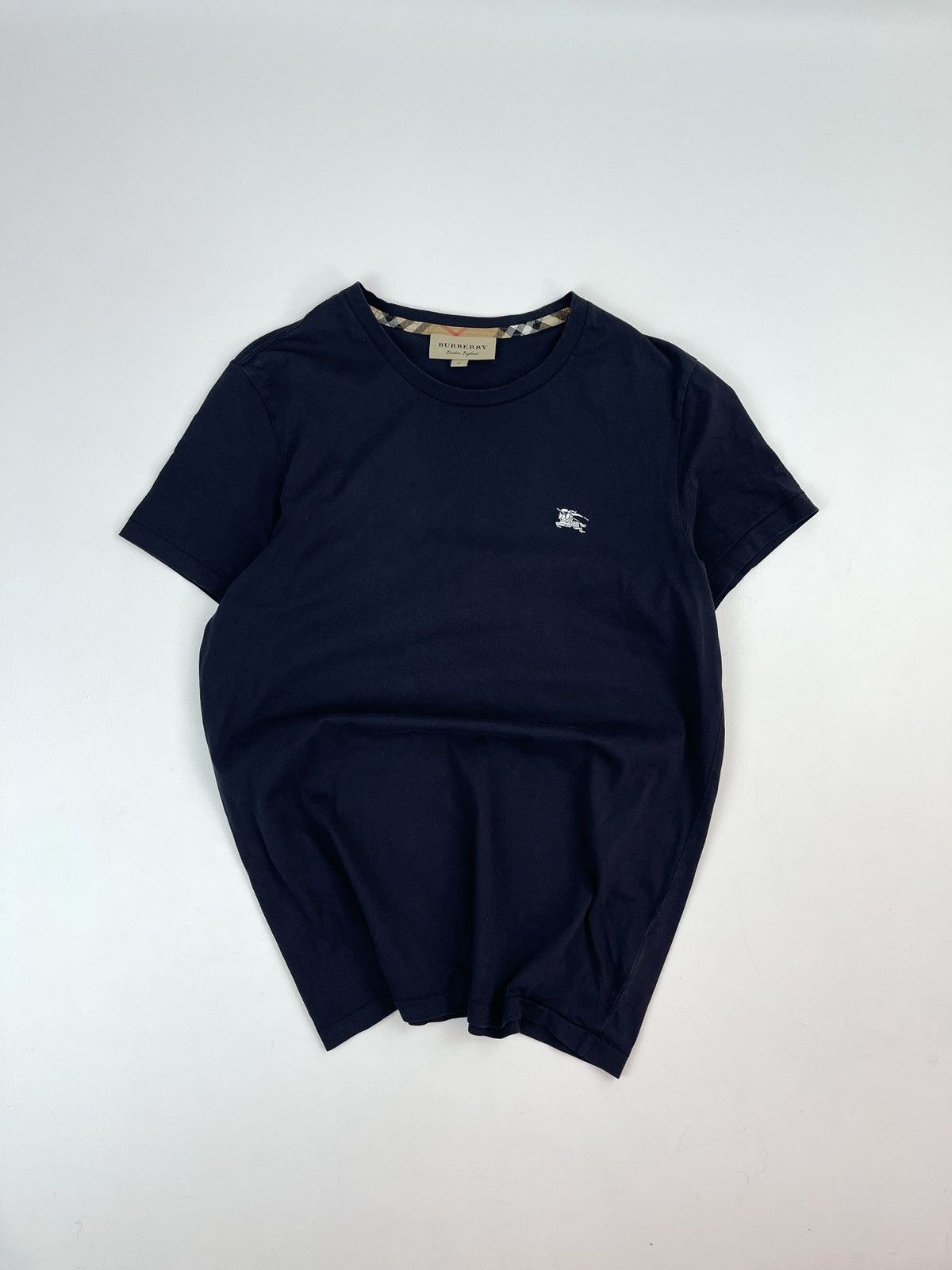 Burberry × Luxury Burberry Navy Small Logo T shirt | Grailed 