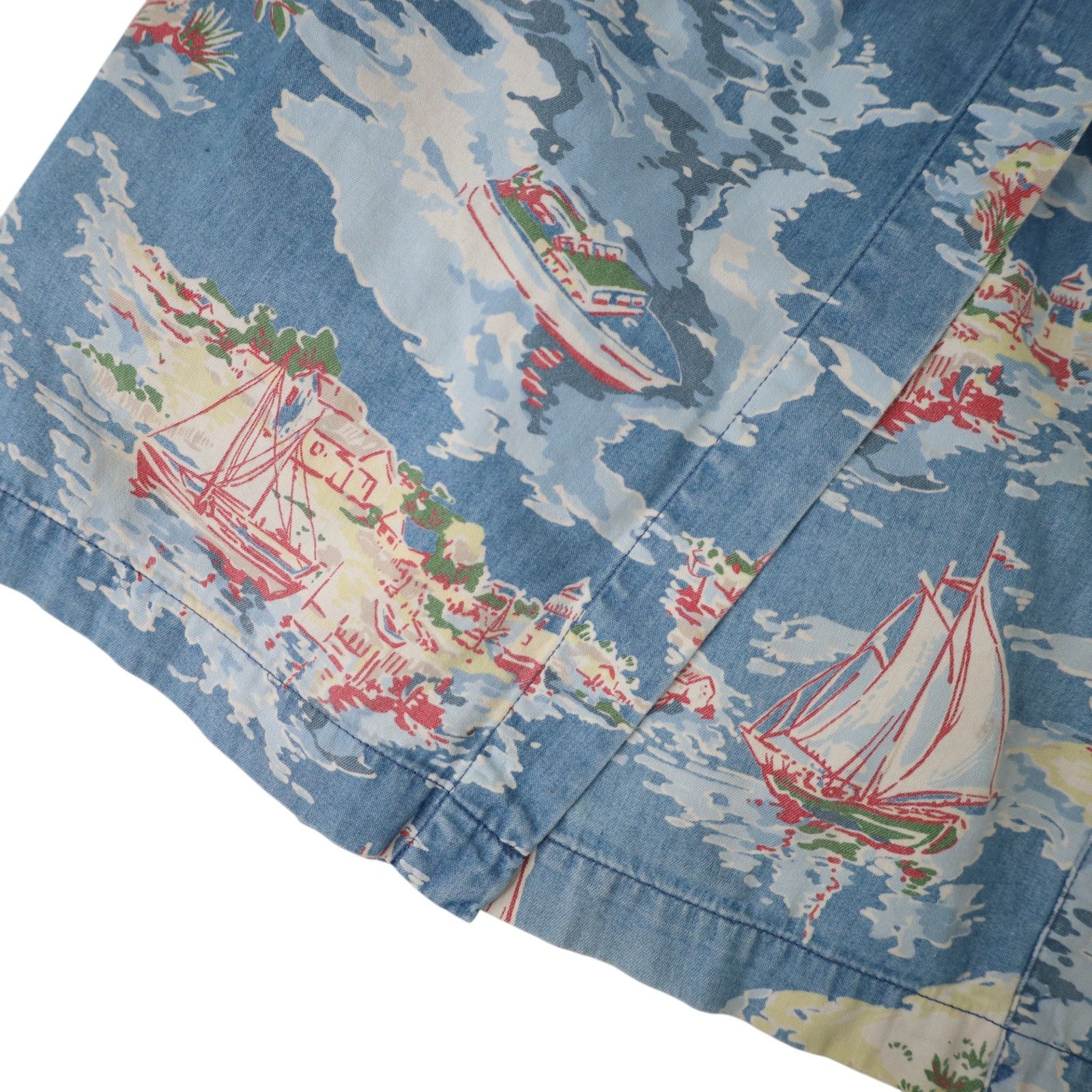 Liz Claiborne × Vintage Vintage Liz Claiborne Tropical Sailing Print Skort Size 28" / US 6 / IT 42 - 3 Thumbnail