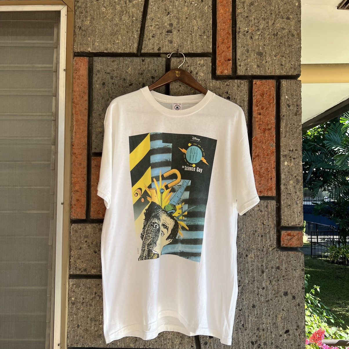 Disney × Vintage RARE ‘90s Bill Nye The Science Guy Disney Promo Tee Shirt Size US L / EU 52-54 / 3 - 2 Thumbnail