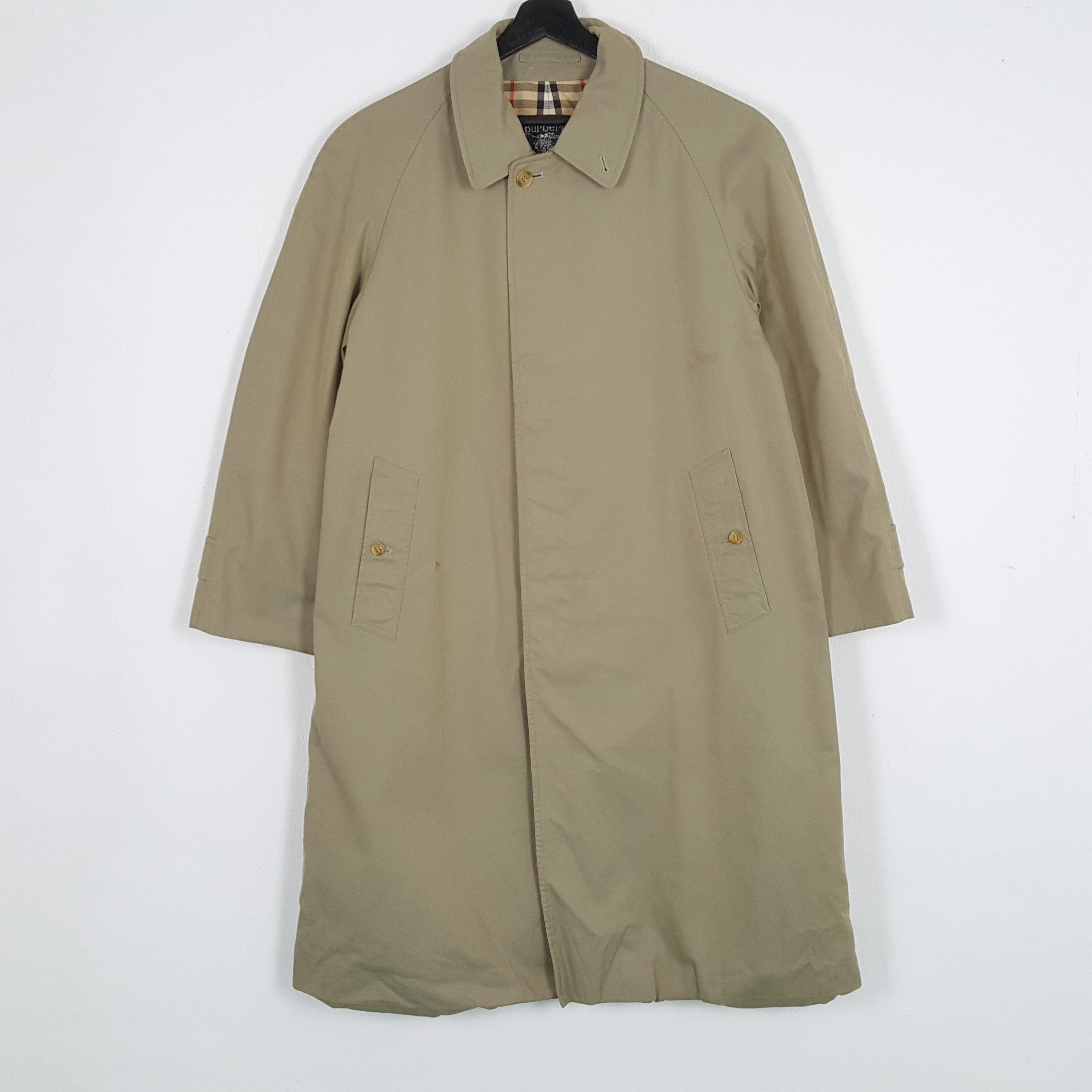 Burberry × Vintage BURBERRYS Luxury Brand Winter Style Trench Coat Jacket Size US L / EU 52-54 / 3 - 1 Thumbnail
