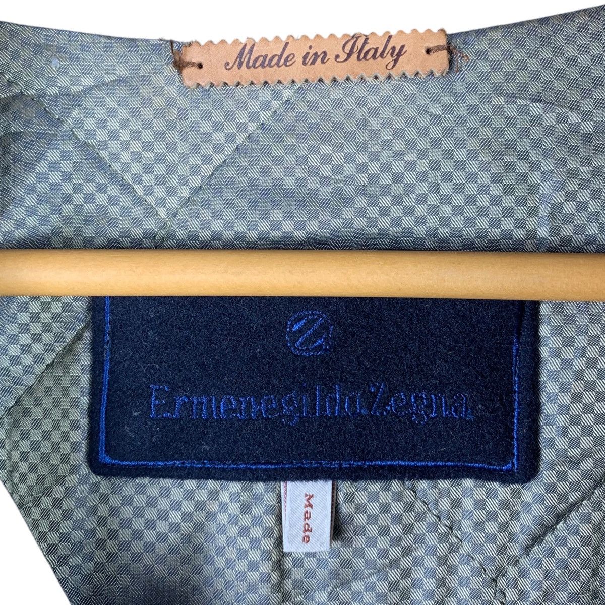Ermenegildo Zegna ERMENEGILDO ZEGNA Italian Designer Wool Long Coat Jacket Size US XL / EU 56 / 4 - 7 Thumbnail