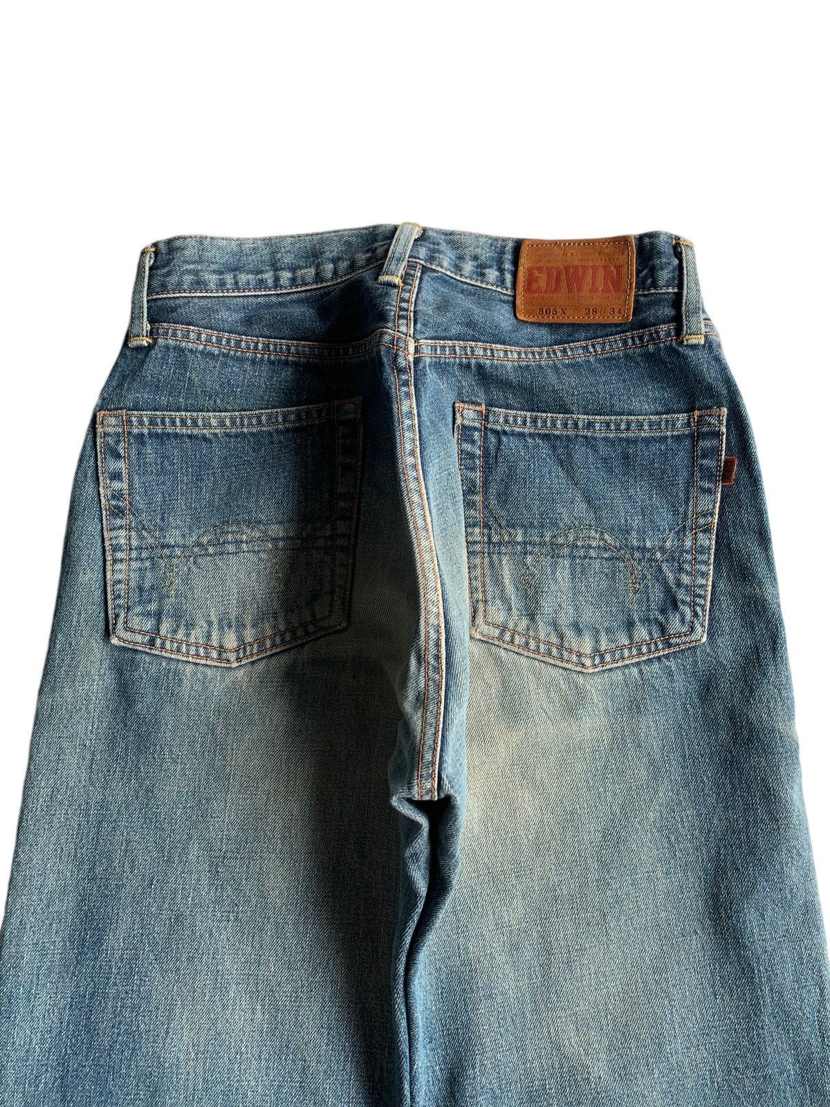 Edwin × If Six Was Nine × Jean EDWIN 505X SELVEDGE MUDWASH DISTRESSED DENIM Size US 28 / EU 44 - 7 Thumbnail