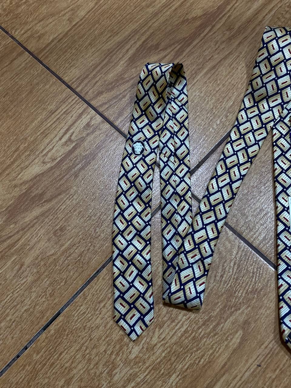 Versace Amazing Versace Abstract Silk Tie Size ONE SIZE - 6 Thumbnail