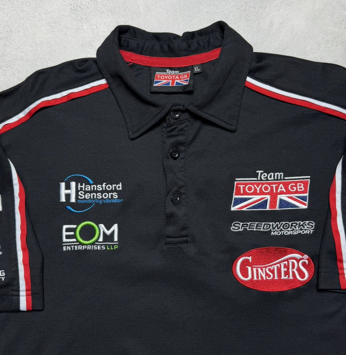 Vintage Toyota GB Team Corolla Racing Polo Shirt Logo Vintage Size US XL / EU 56 / 4 - 7 Thumbnail