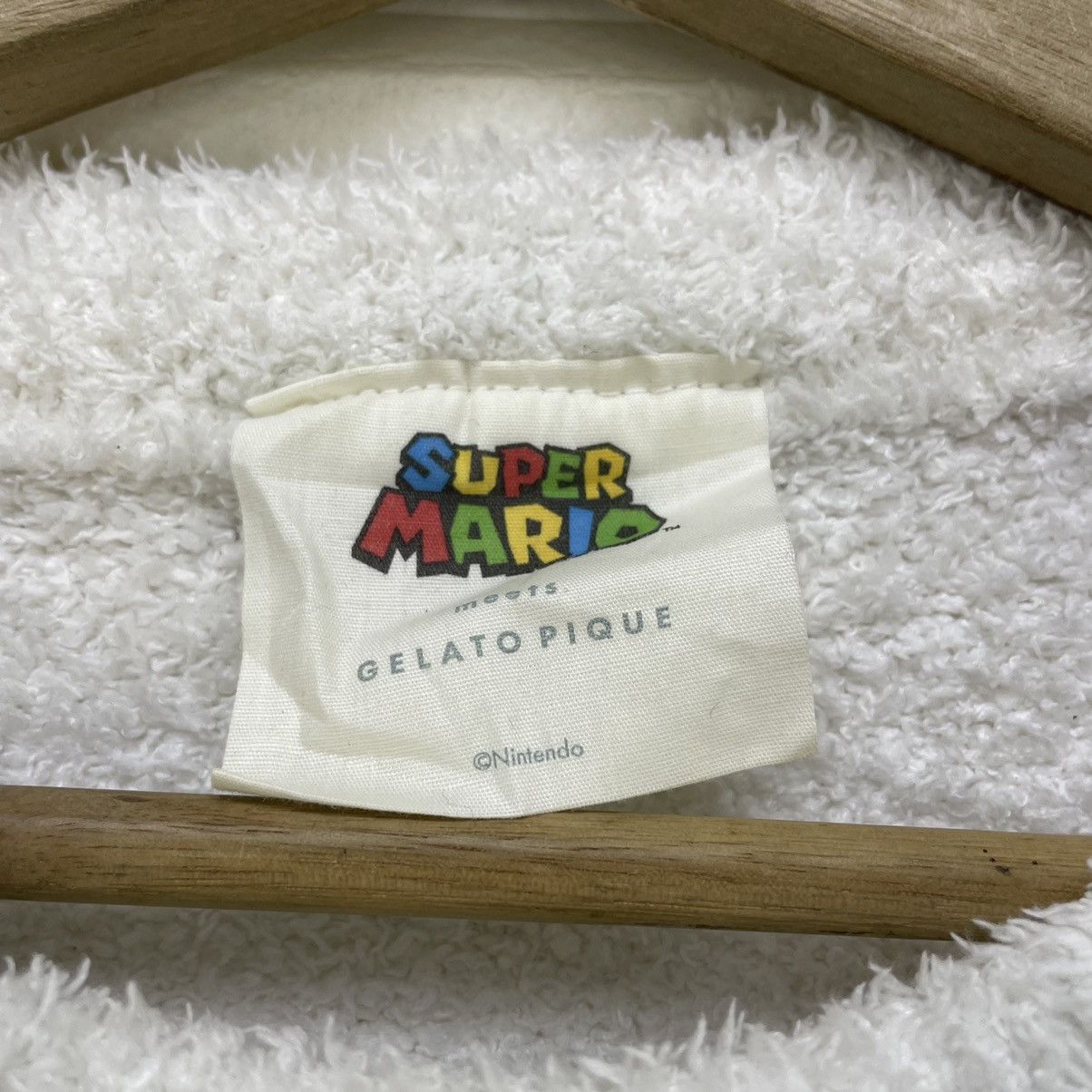 Nintendo × Vintage Vintage Nintendo Super Mario By Gelato Pique Fleece Size US M / EU 48-50 / 2 - 5 Thumbnail