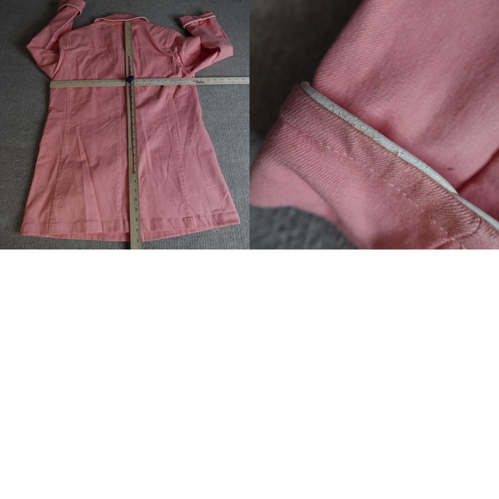 St. John St. John Jacket Womens Mid-Length Pink Salmon Trench Coat Jacket Long Sleeve Regular Dry Clean Only Size M / US 6-8 / IT 42-44 - 10 Thumbnail