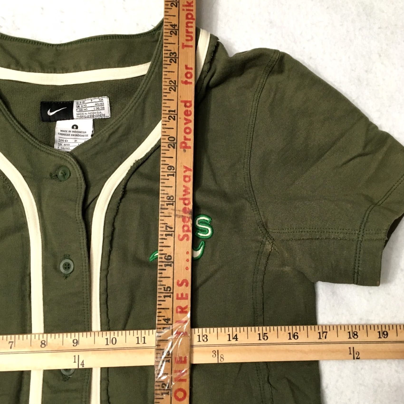 Nike Nike Oakland Athletics Baseball Jersey Shirt Small Embroidered Button Up A's Women Green Size S / US 4 / IT 40 - 6 Thumbnail