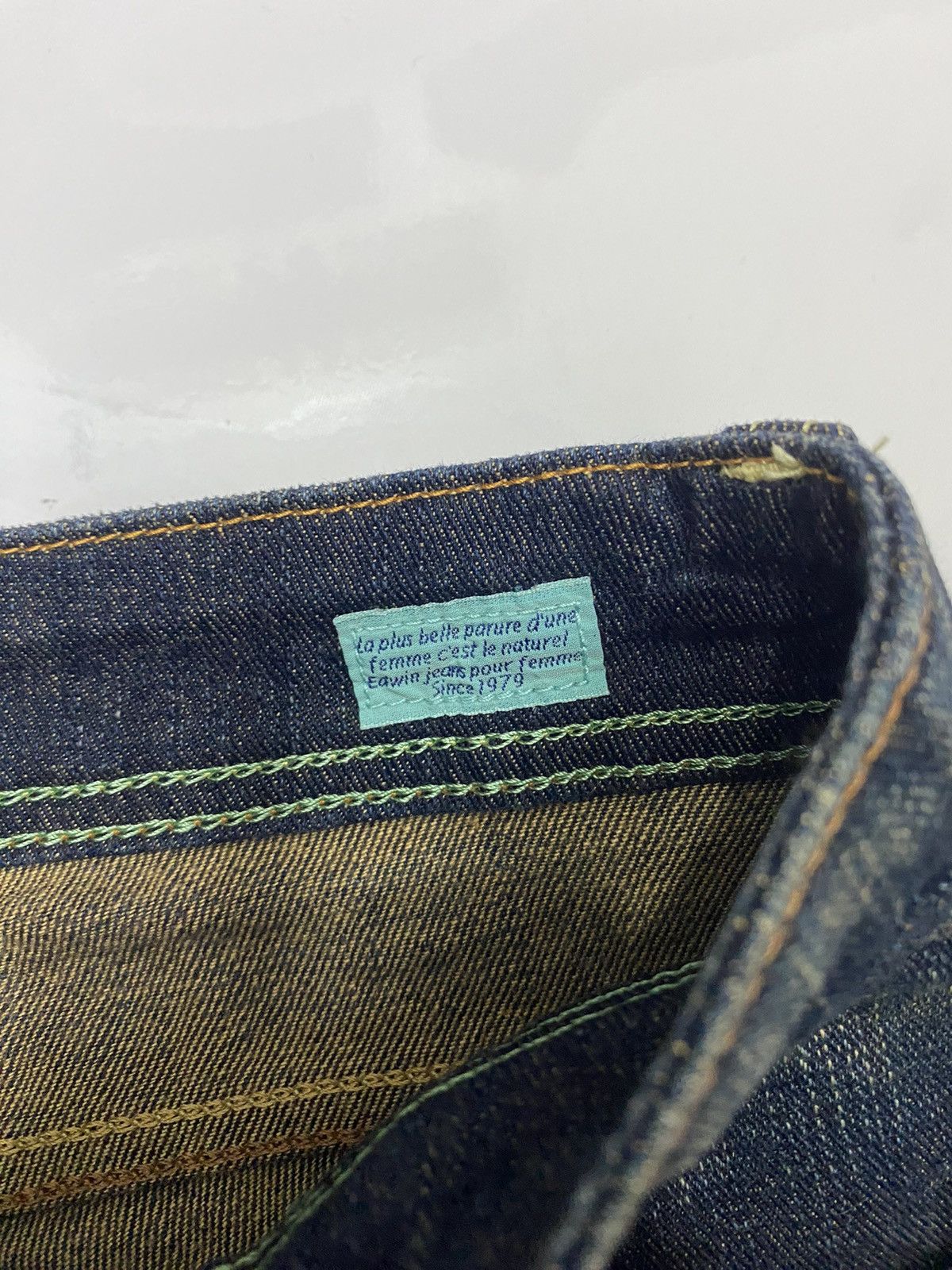 Edwin 🔥FLARE JEANS EDWIN SOMETHING VIENUS JEANS FLARE DENIM JEANS Size 28" / US 6 / IT 42 - 11 Thumbnail