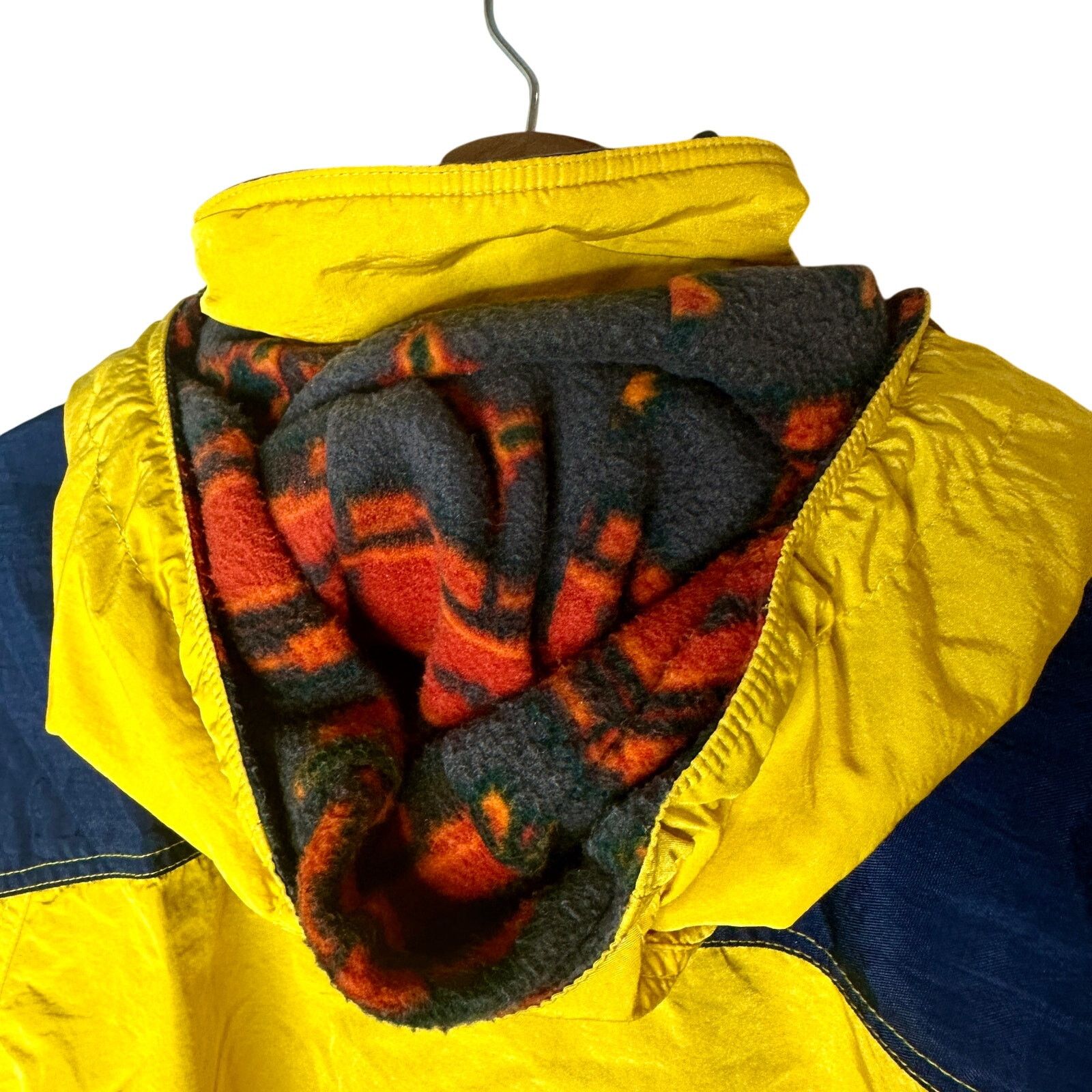 Descente Descente 90s Rare VNTG HalfZip Yellow Parka Aztec Ski Jacket Size US M / EU 48-50 / 2 - 17 Thumbnail