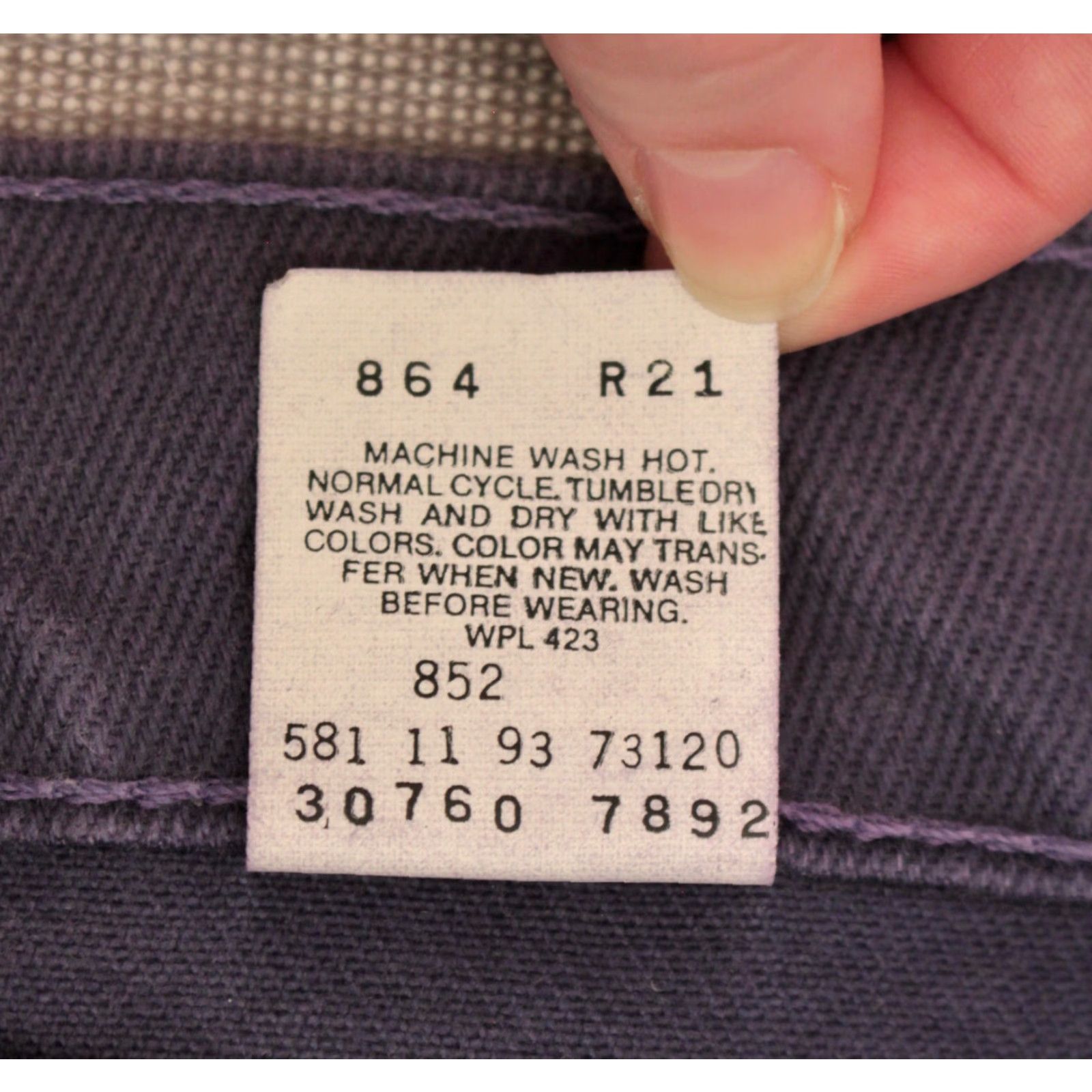 Levi's VINTAGE Levi's Jeans Shorts Men’s 1990s Purple 560 Denim Cotton 30 Inseam 12 Regular size Jorts 90s ? Size US 30 / EU 46 - 4 Thumbnail
