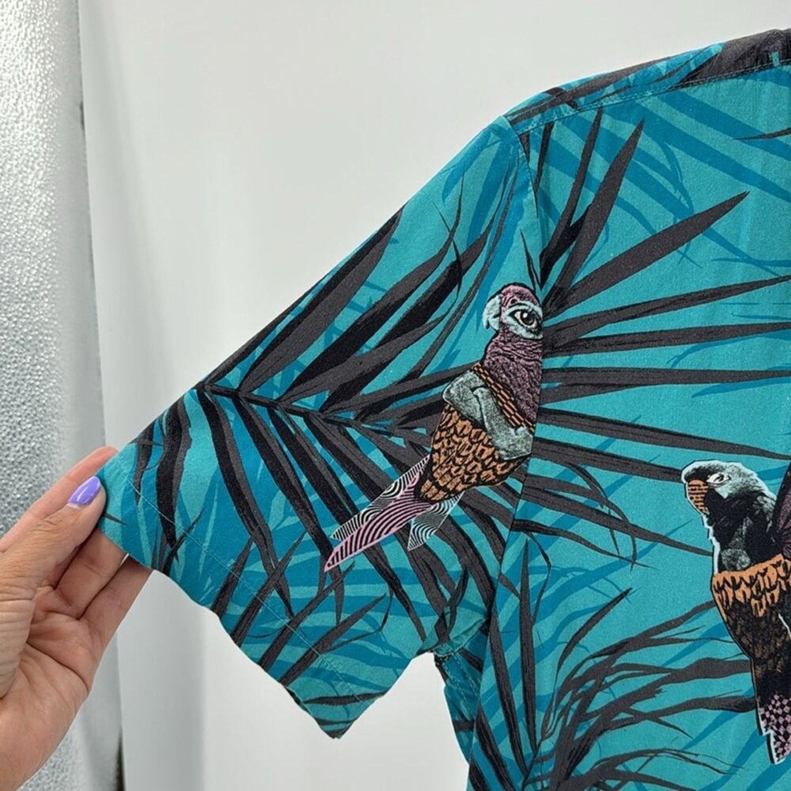 Volcom Volcom Party Bird Button Up Short Sleeve Shirt tropical S Size US S / EU 44-46 / 1 - 6 Thumbnail