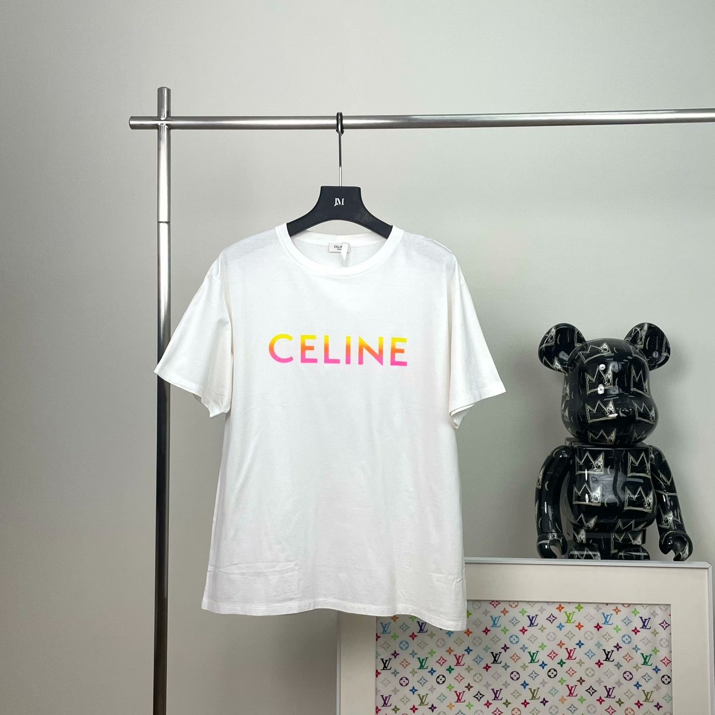 Celine Celine Retro Gradient Multi T-Shirt M Women Size M / US 6-8 / IT 42-44 - 1 Thumbnail