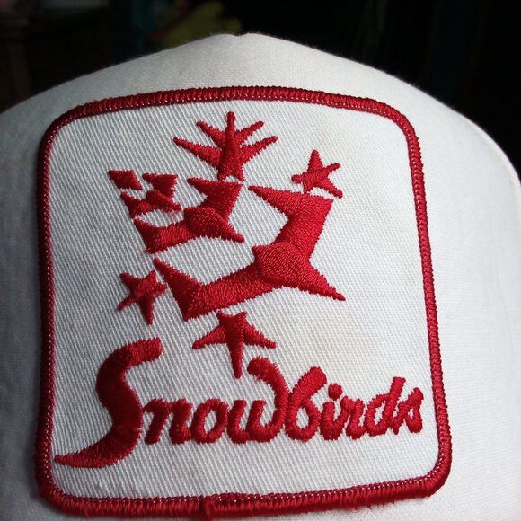 Other DS Vintage Snowbirds Canada Air Show Patch Trucker Hat Cap Size ONE SIZE - 2 Thumbnail