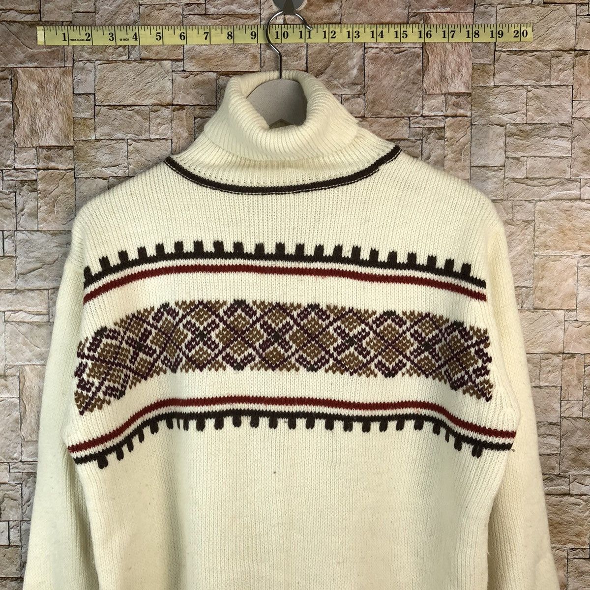 Homespun Knitwear × Japanese Brand Mens White vintage japan sweatshirt Knitwear #A1199 Size US M / EU 48-50 / 2 - 5 Thumbnail