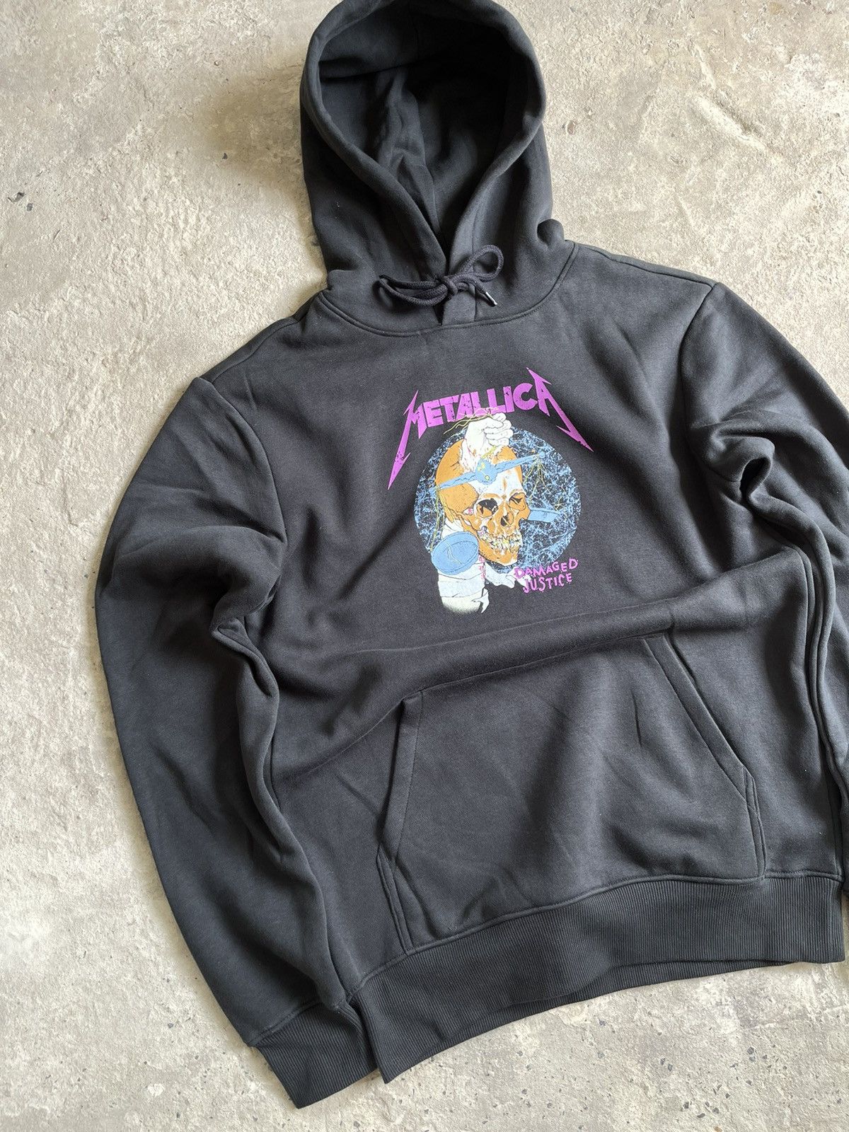Metallica METALLICA Damaged Justice Y2k Rock Band Fleeced Hoodie Size US S / EU 44-46 / 1 - 3 Thumbnail