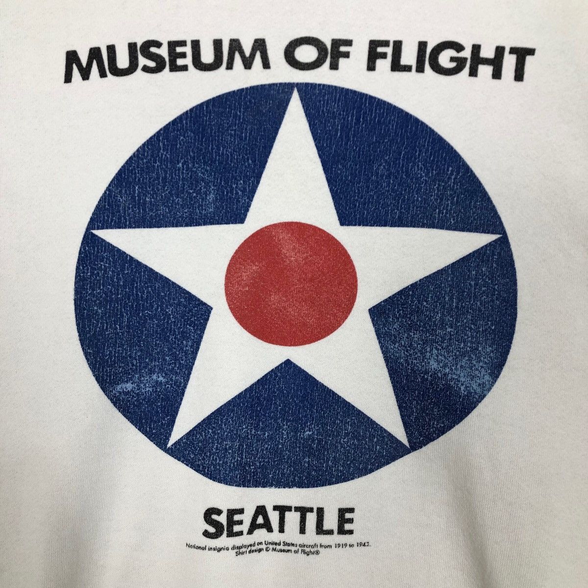 Vintage Vintage 90s US Air Force Museum Of Flight Crewneck Sweater Size US L / EU 52-54 / 3 - 6 Thumbnail