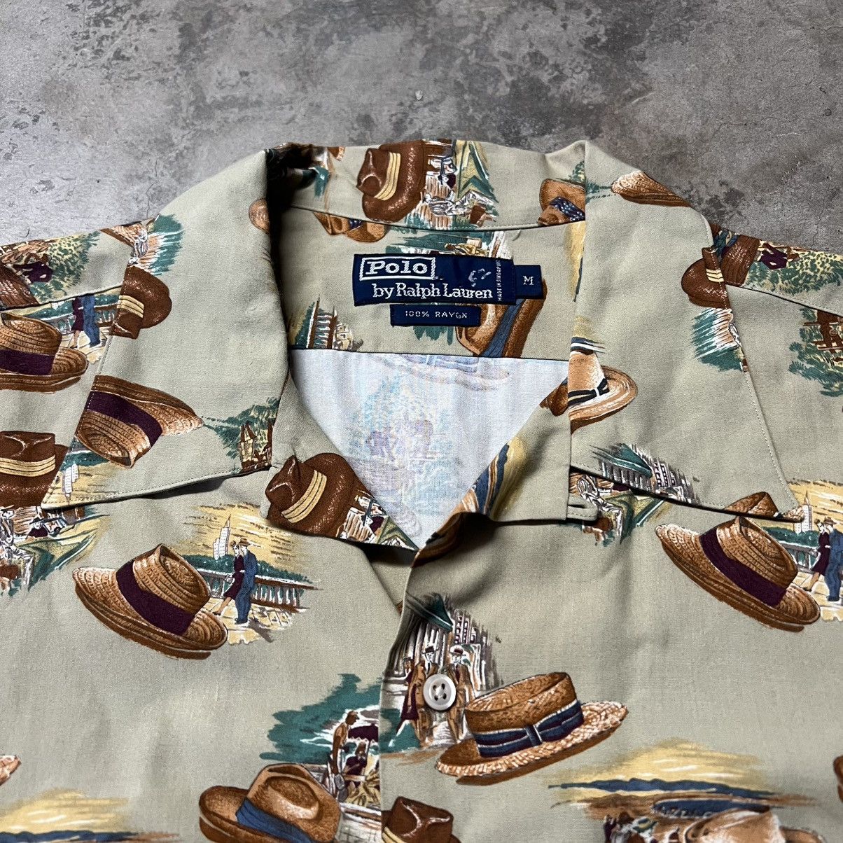 Polo Ralph Lauren × RRL Ralph Lauren × Vintage Vintage 2000’s Polo Ralph Lauren Classic S/S Hawaiian Shirt Size US M / EU 48-50 / 2 - 3 Thumbnail