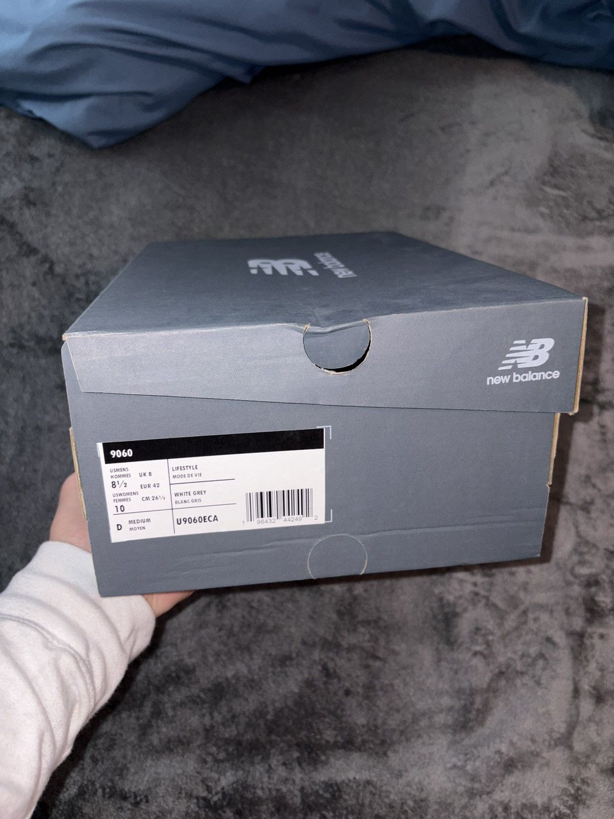 New Balance New Balance 9060 Sea salt with concrete and silver metallic Size US 9 / EU 42 - 7 Thumbnail
