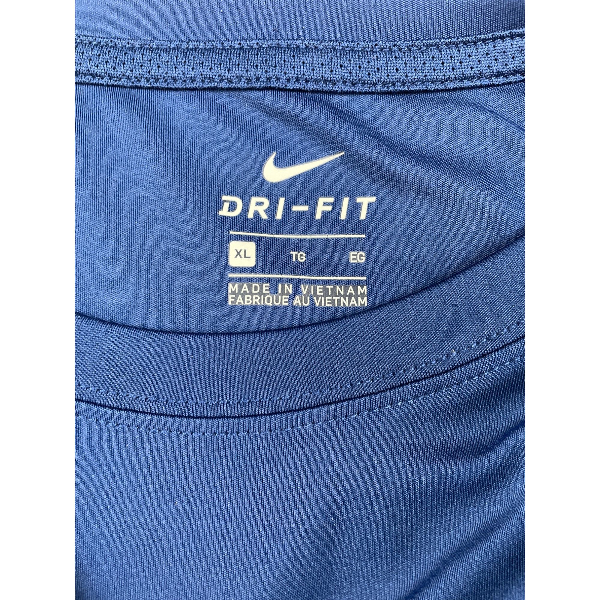 Nike Nike Dri Fit Men's Blue Stretch Long Sleeve Shirt Size XL SK Size US XL / EU 56 / 4 - 4 Thumbnail