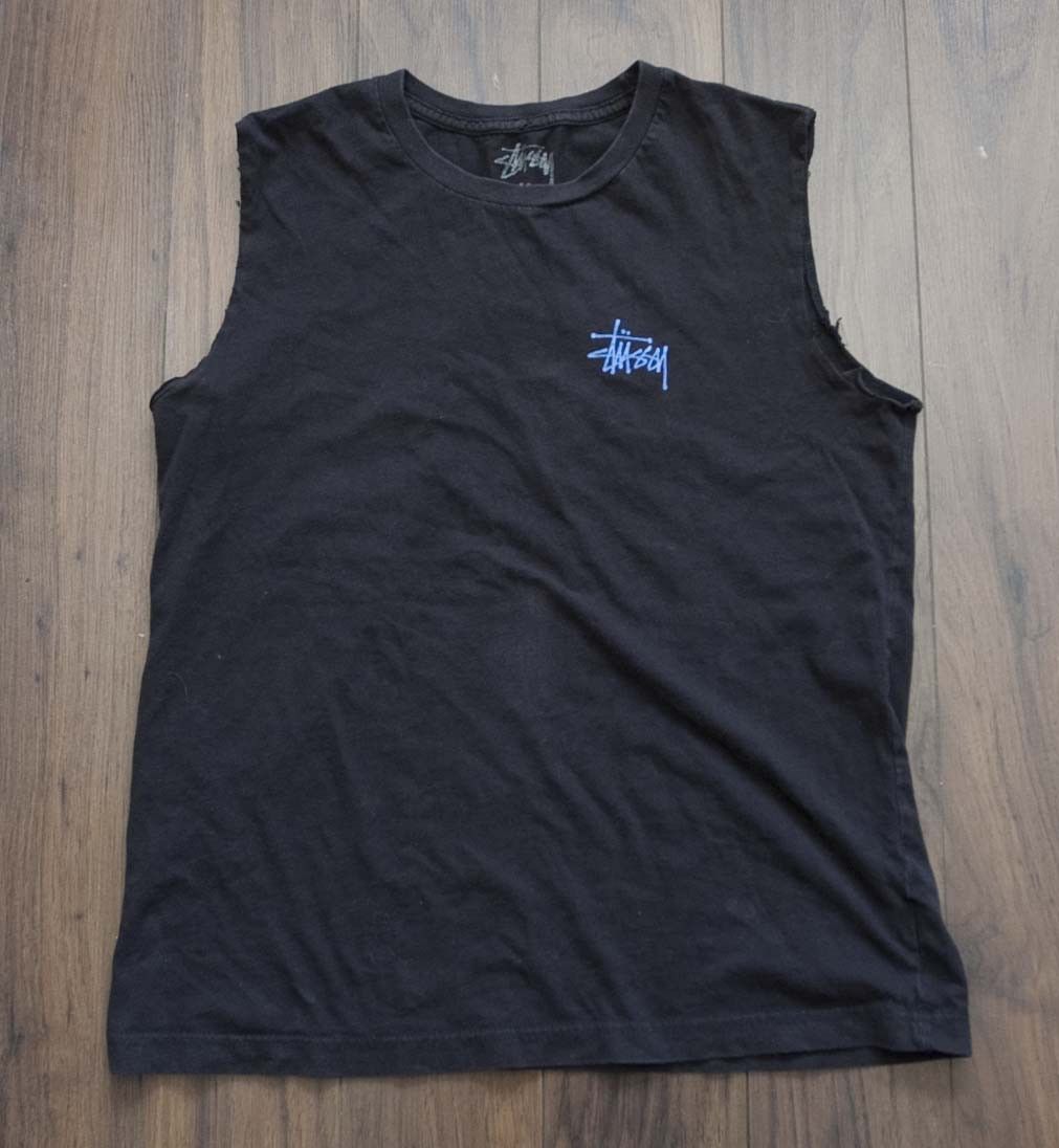 アウトレット福袋 Size Sleeveless Top Tank Shirt T Stussy Stussy M Grailed | Logo Clothing