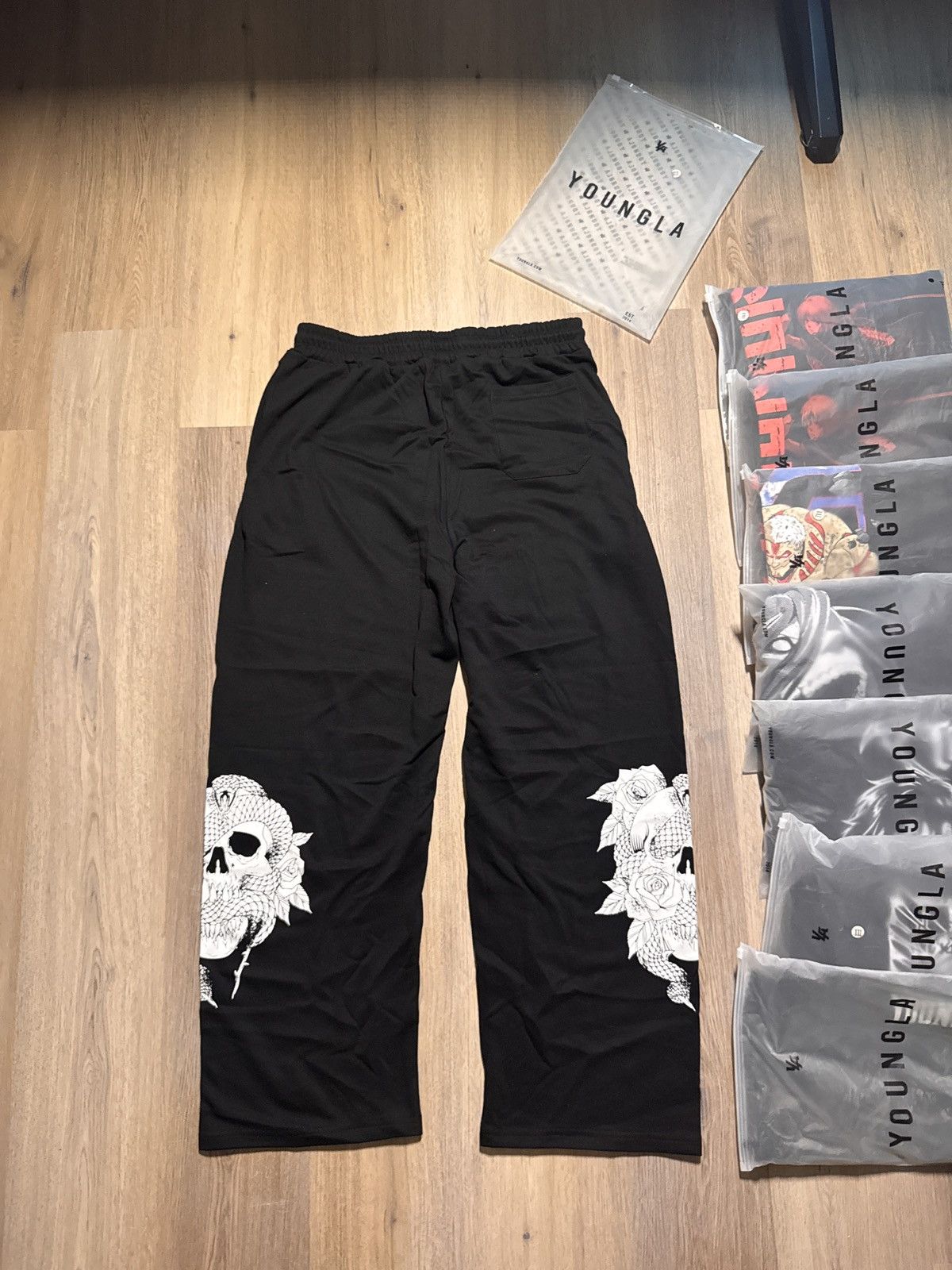 Darc Sport × Gymshark × YoungLA YoungLa SWEATS BAGGY JOGGERS THE DAWN COLLECTION size XXL Size US 40 / EU 56 - 2 Thumbnail