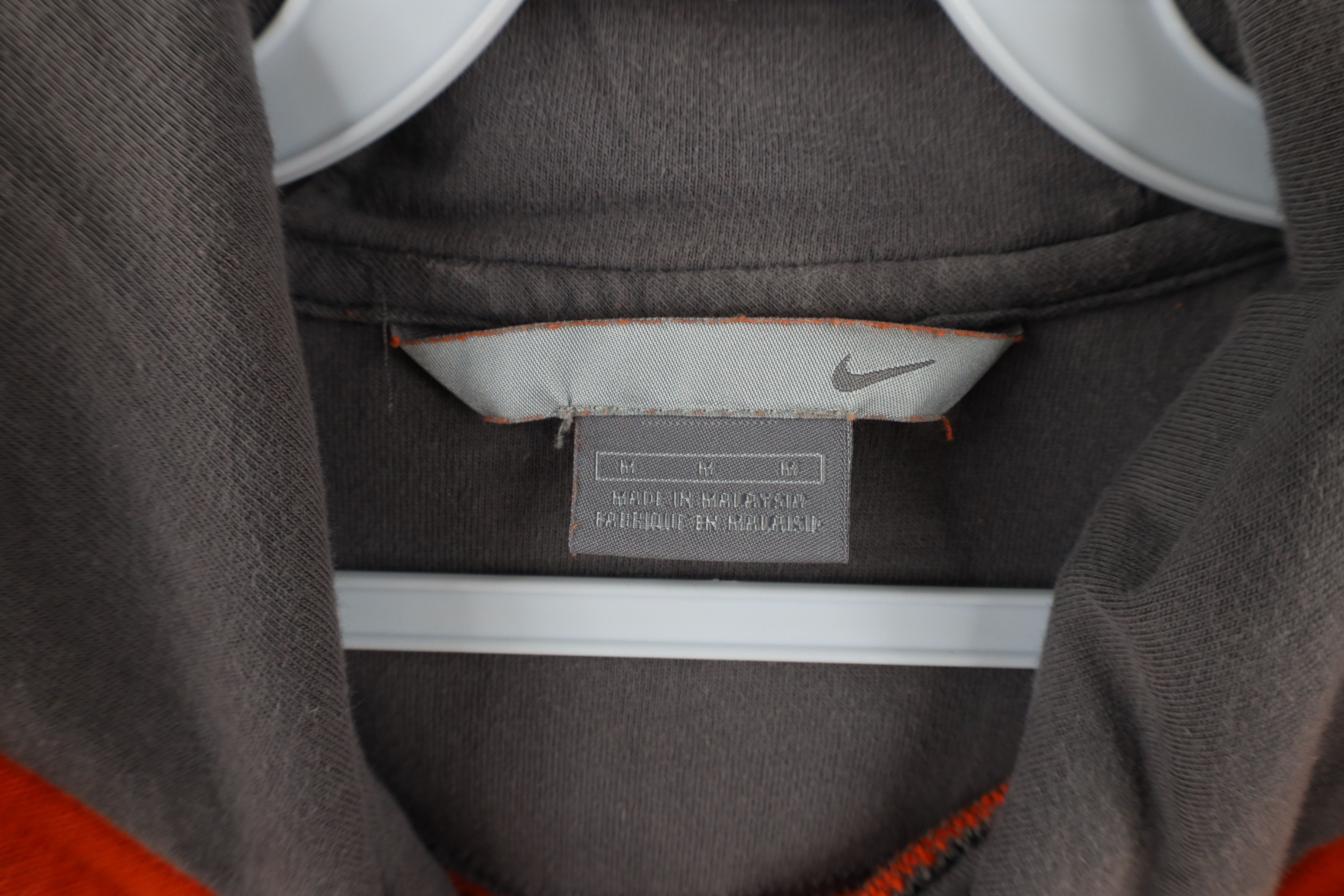 Nike × Vintage Vintage Nike Baseball Scott Center Swoosh Hoodie Orange Size US M / EU 48-50 / 2 - 10 Thumbnail