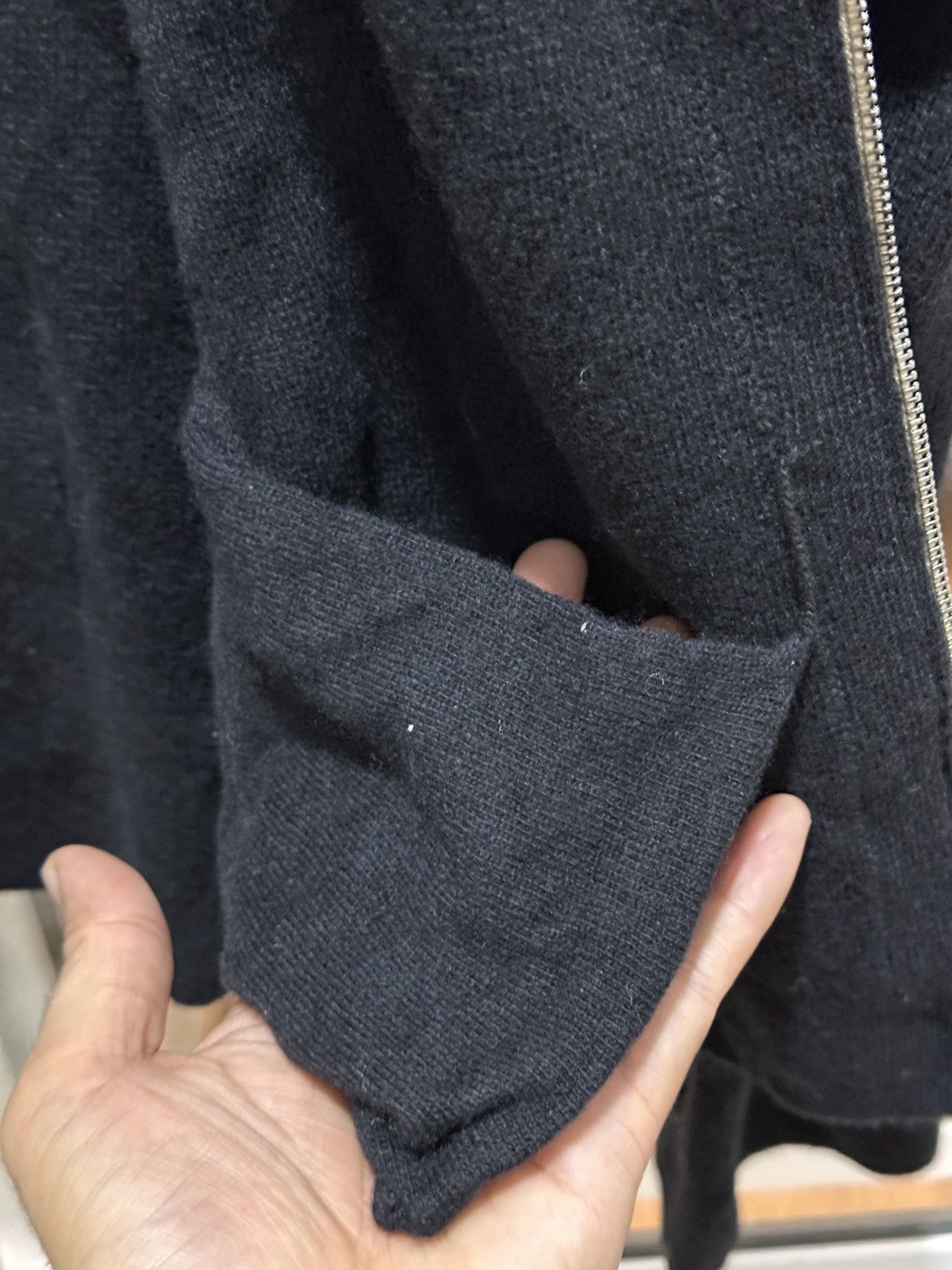 Other Cividini Italian Designer Wool & Calfskin Zipper Knitted Size US M / EU 48-50 / 2 - 13 Thumbnail