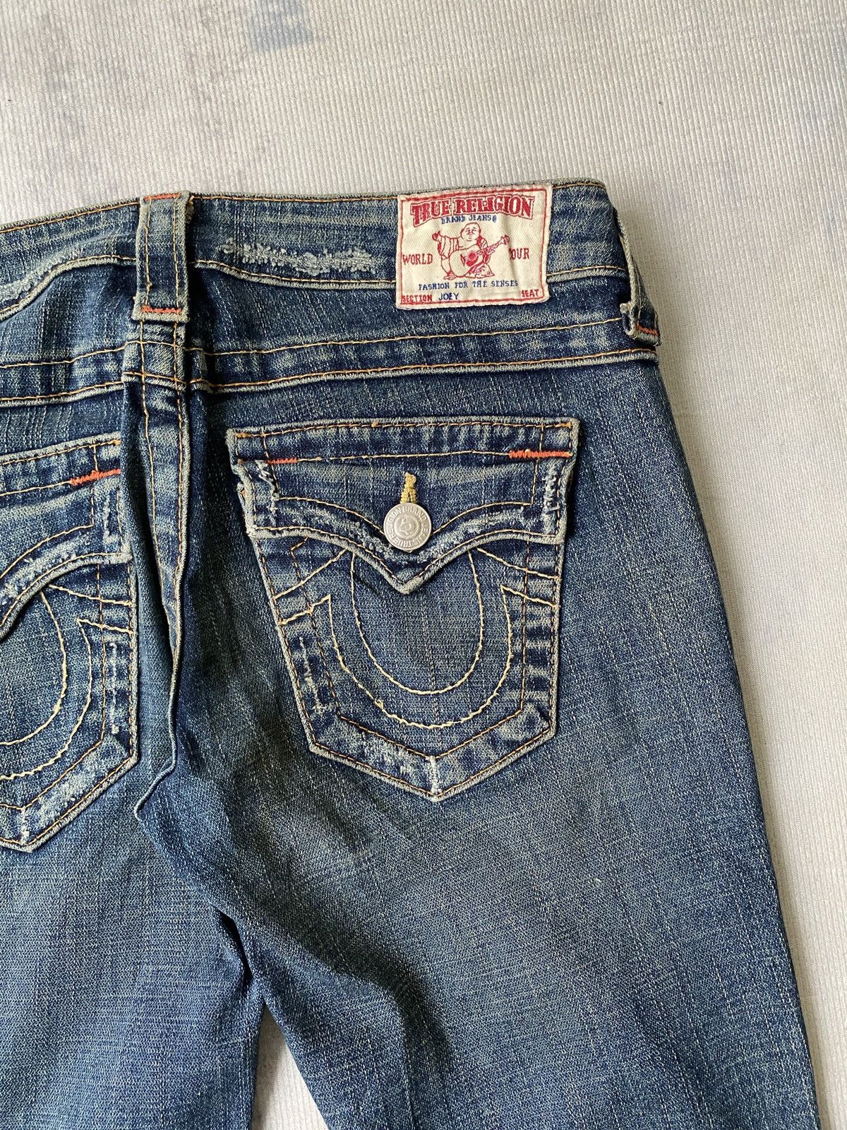 True Religion True Religion Low Rise Flare Denim Size US 26 / EU 42 - 16 Thumbnail