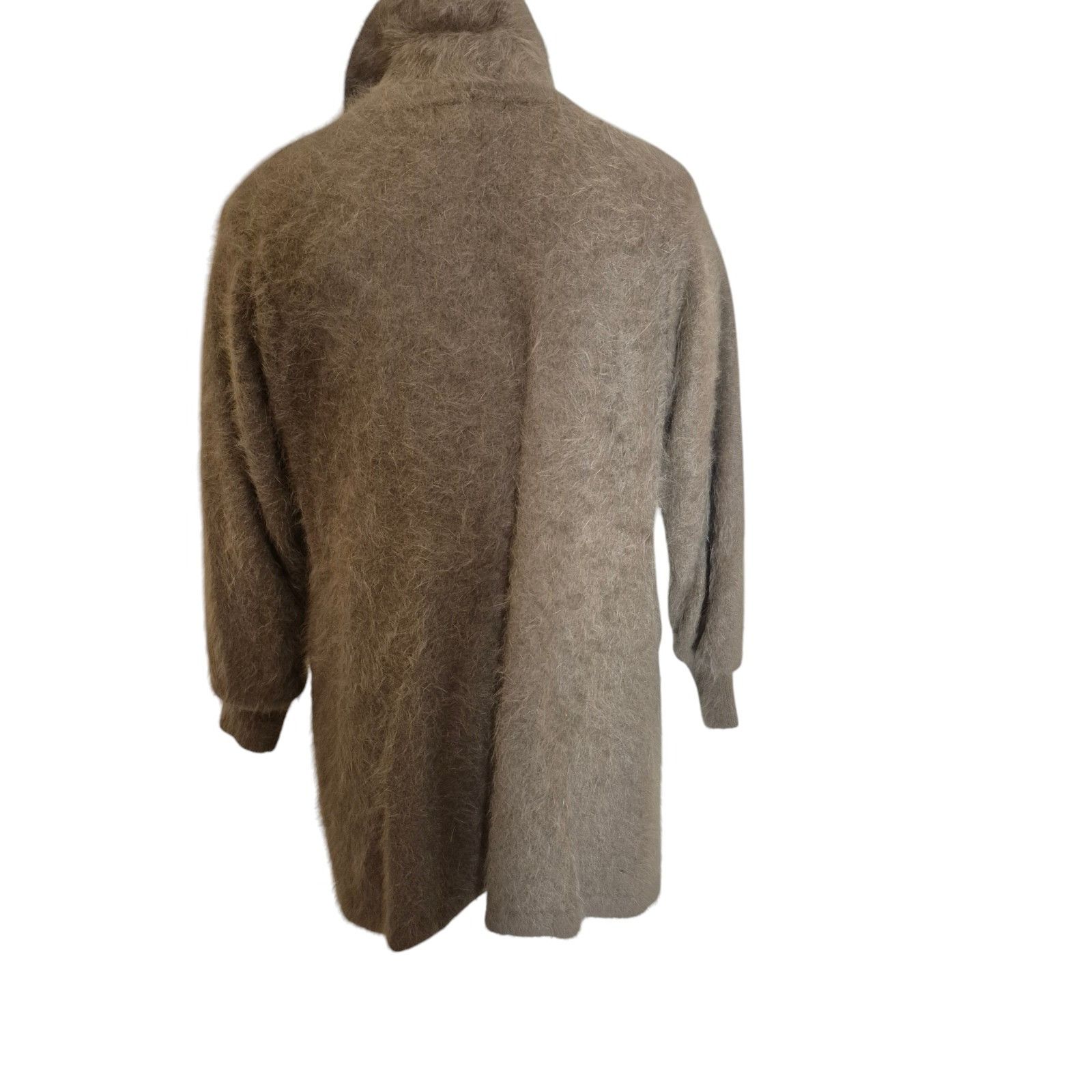 Vintage Vanesha Vintage Angora Mink Coatigan Sweater Oversized Brown Size M / US 6-8 / IT 42-44 - 7 Thumbnail