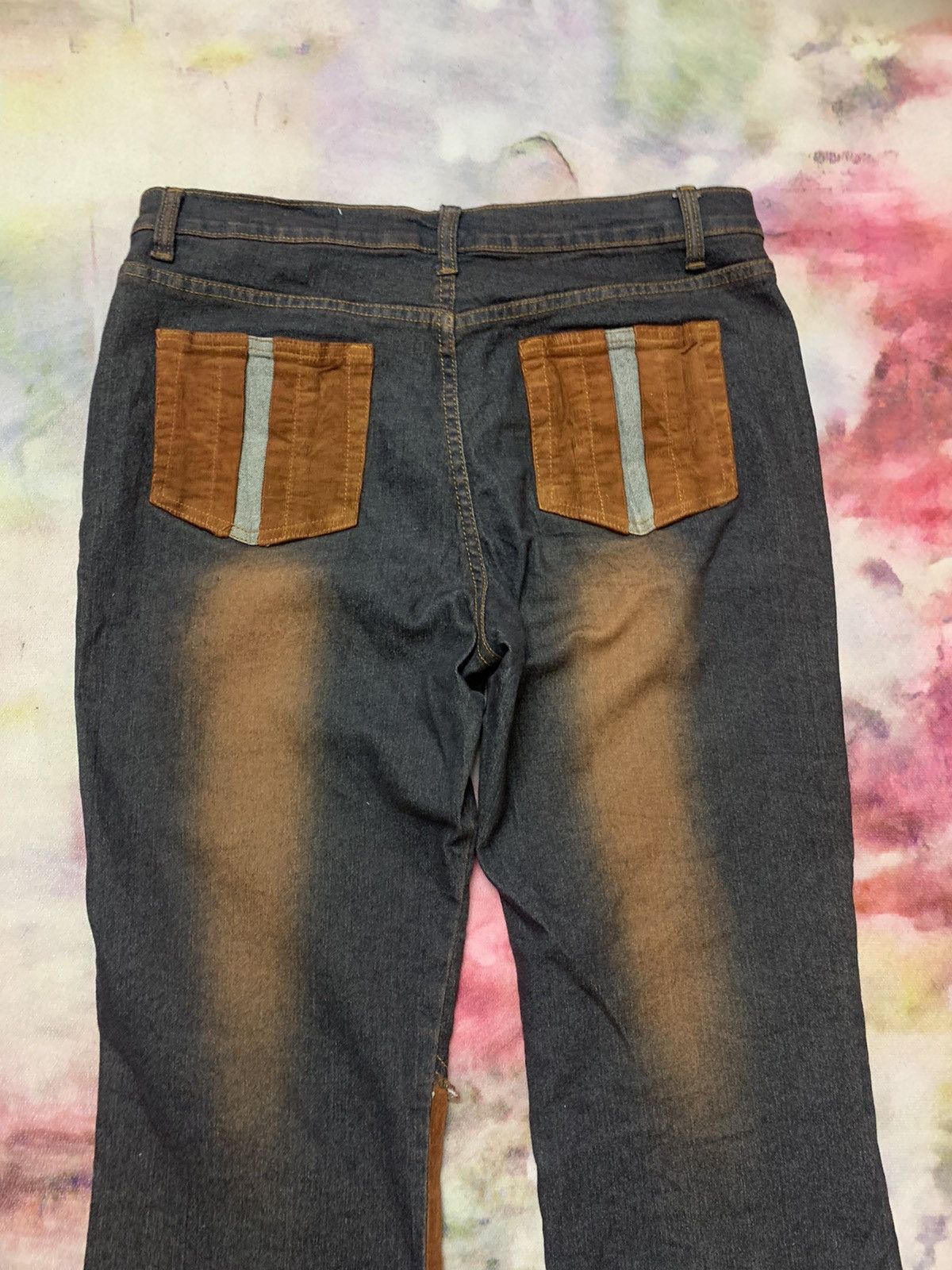 Hysteric Glamour Flare Rock & Roll Couture JV SELECTION Mud Washed Size US 34 / EU 50 - 6 Thumbnail