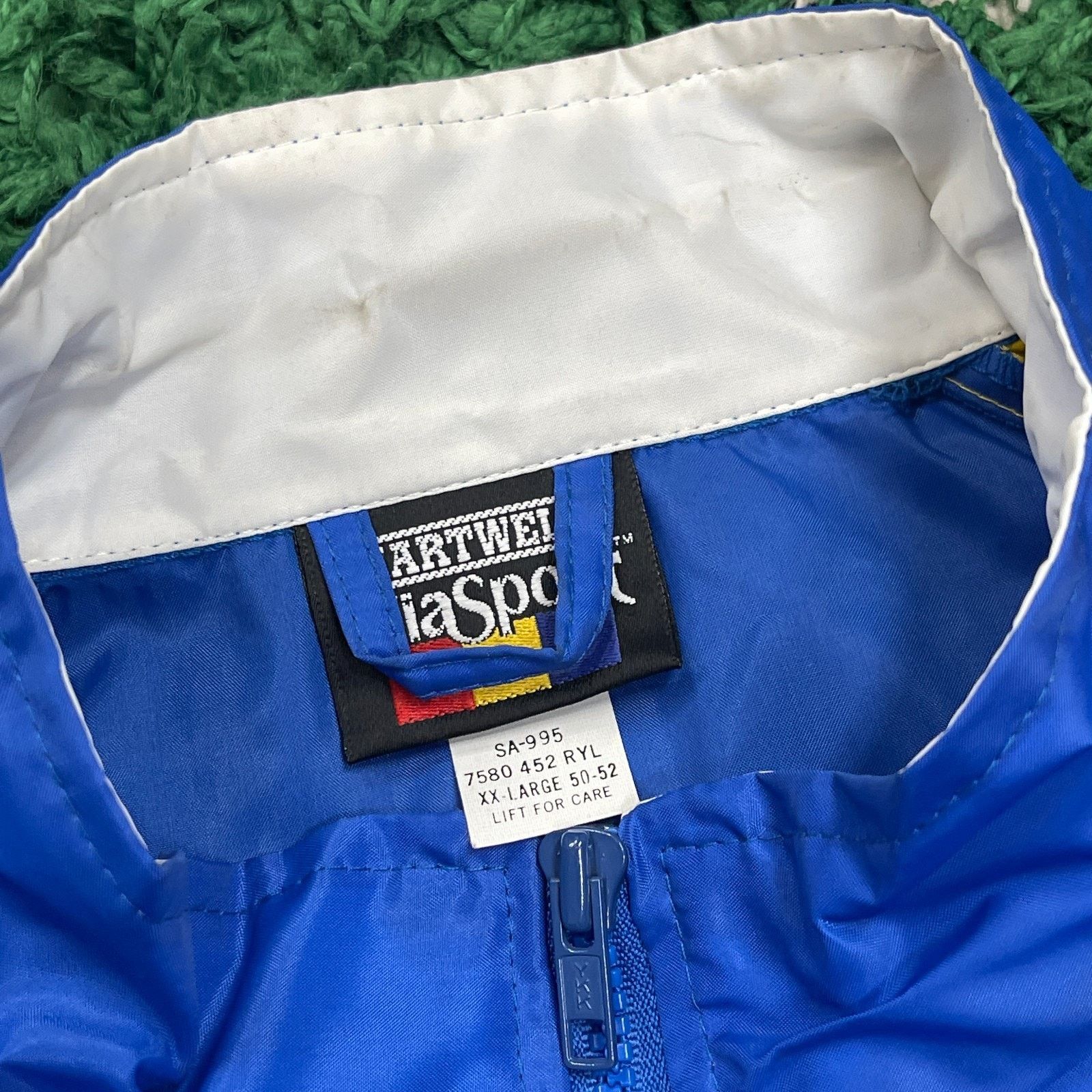 Vintage vintage Hartwell Viasport blue yellow white windbreaker XXL Size US XXL / EU 58 / 5 - 4 Thumbnail