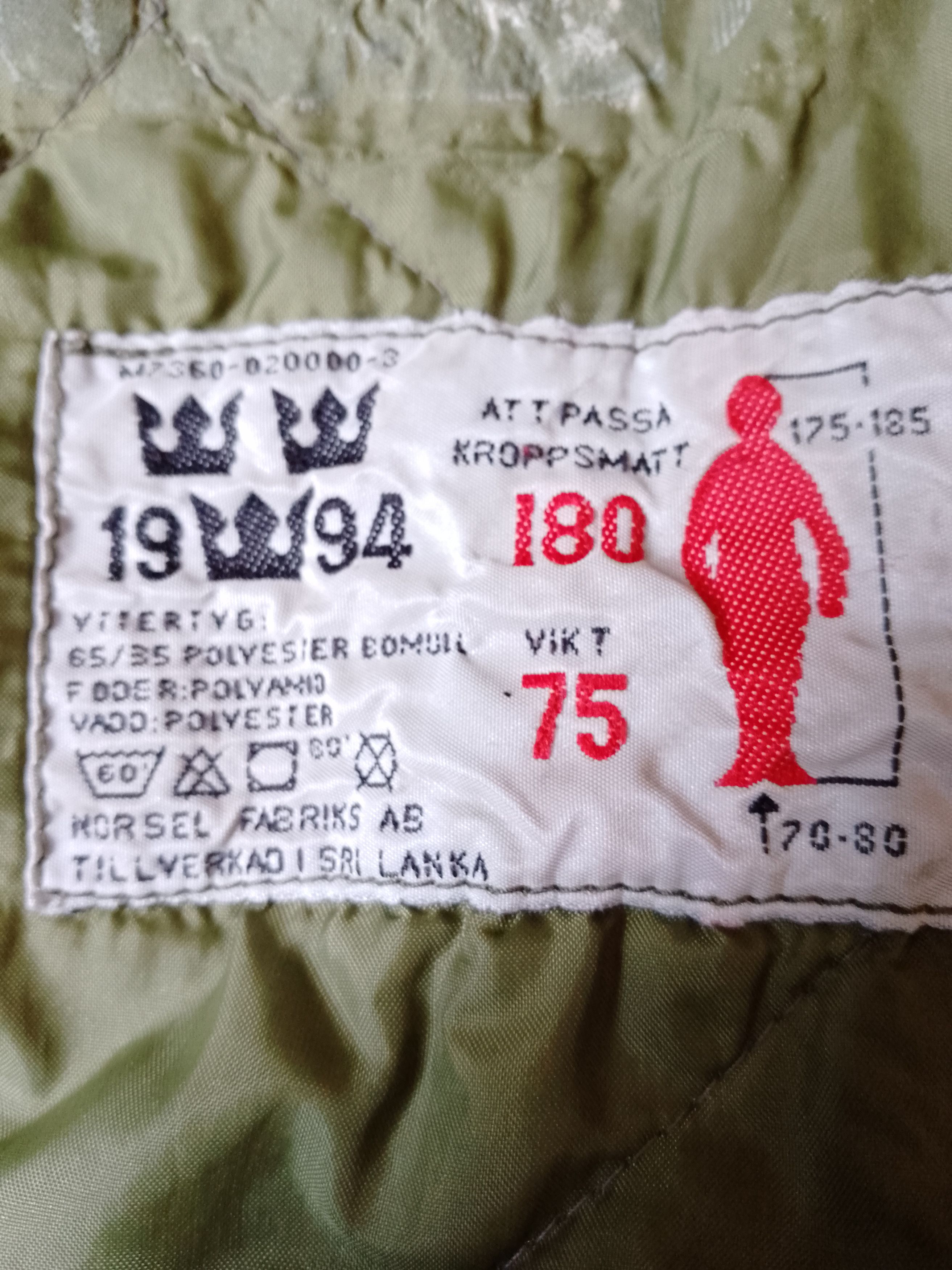 Vintage Vintage 90s Swedish Military Army park M90 Size US L / EU 52-54 / 3 - 5 Thumbnail