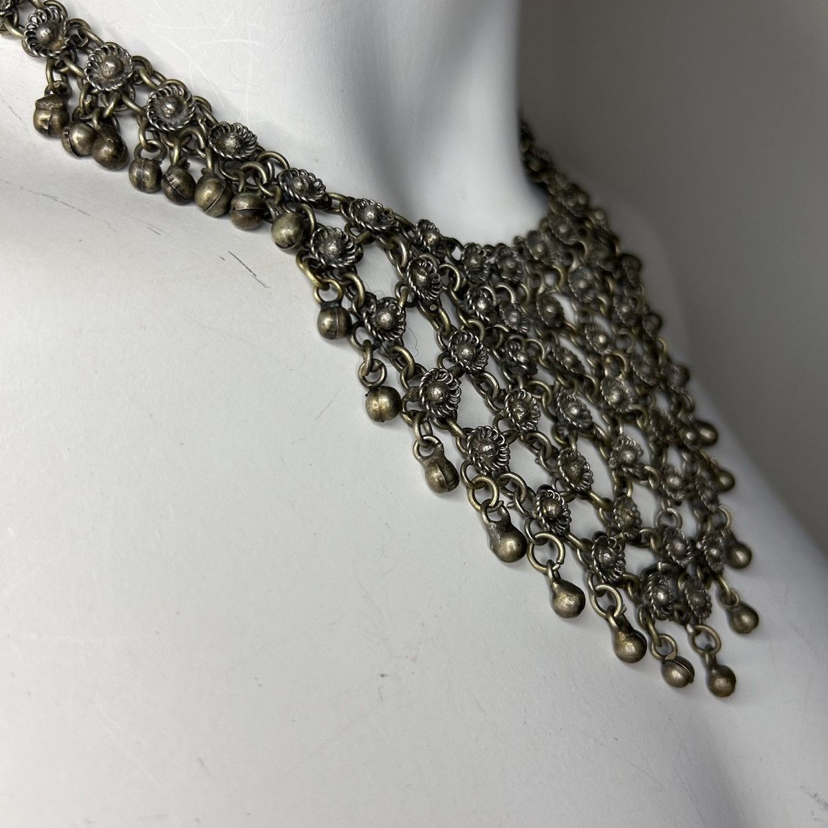 If Six Was Nine × Vintage Tribal Chain Mail Choker Size ONE SIZE - 4 Thumbnail