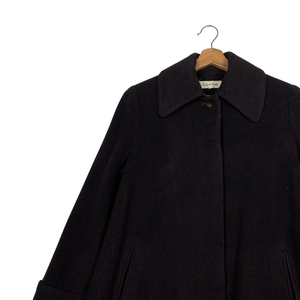 Calvin Klein Calvin Klein Cahmere Overcoat Size S / US 4 / IT 40 - 7 Thumbnail