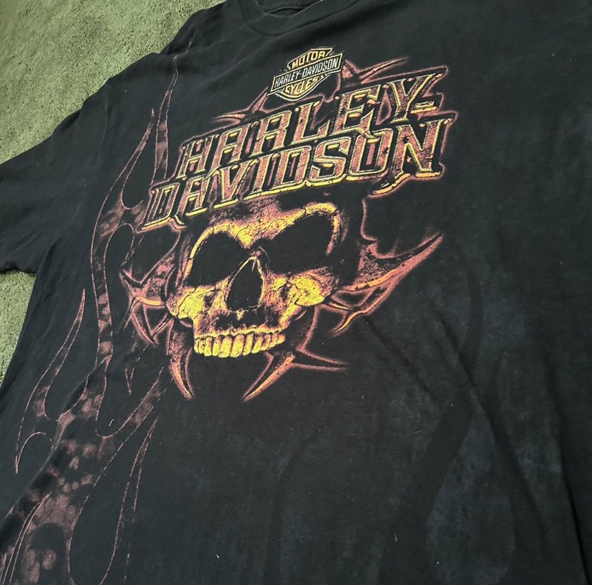 Harley Davidson Harley Davidson skull t-shirt Size US XL / EU 56 / 4 - 2 Thumbnail