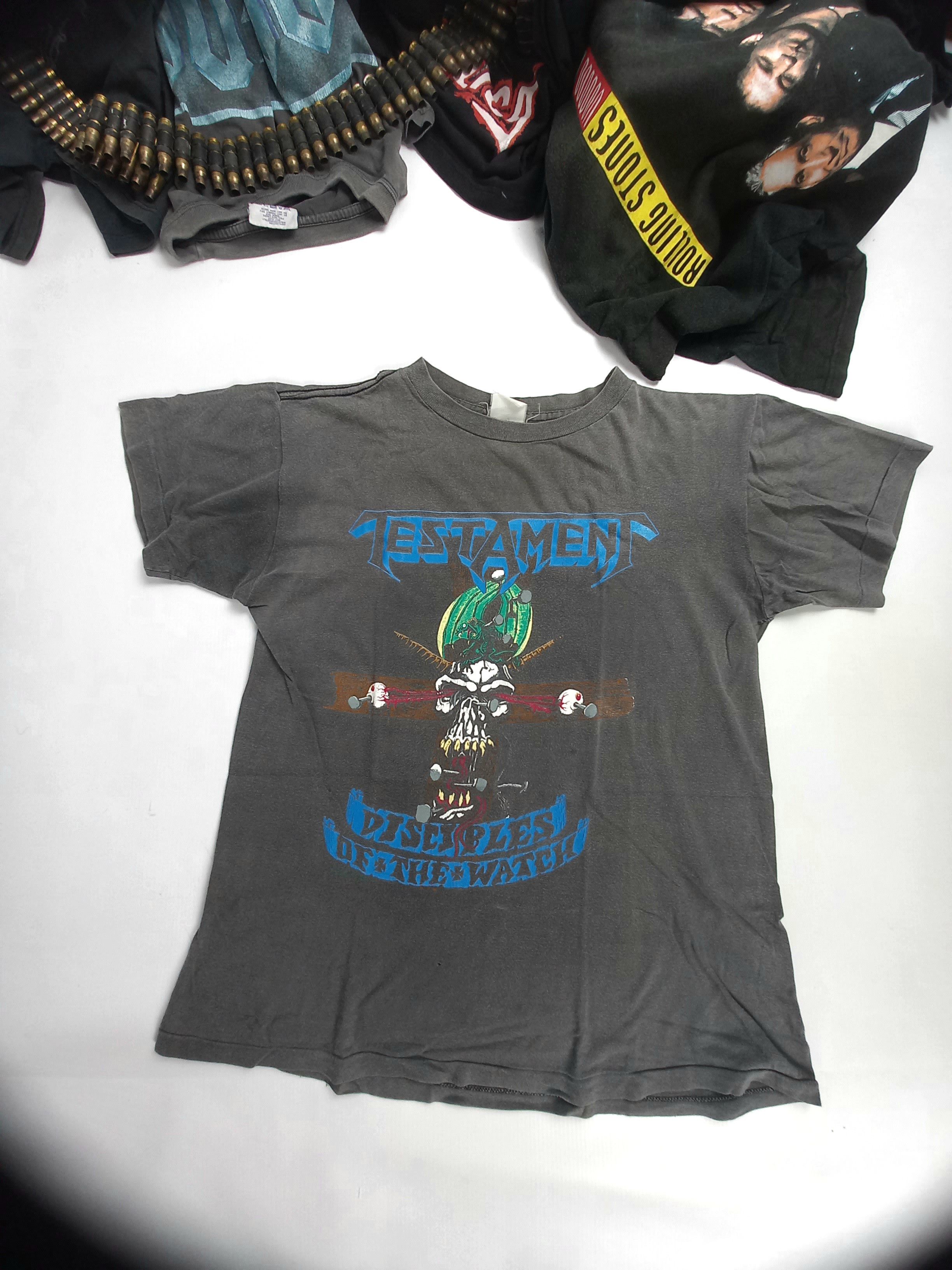Band Tees × Vintage Rare Testament thrash metal band t-shirt 1988 Size US M / EU 48-50 / 2 - 2 Thumbnail