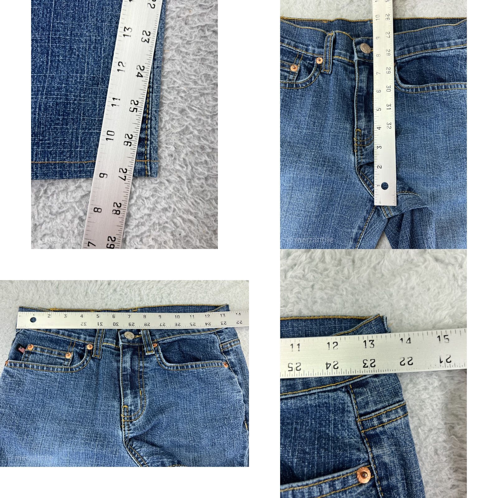 Ralph Lauren Ralph Lauren Polo Jeans Company Pants Womens 2 Blue Denim Bootcut Stretch Size 26" / US 2 / IT 38 - 9 Thumbnail